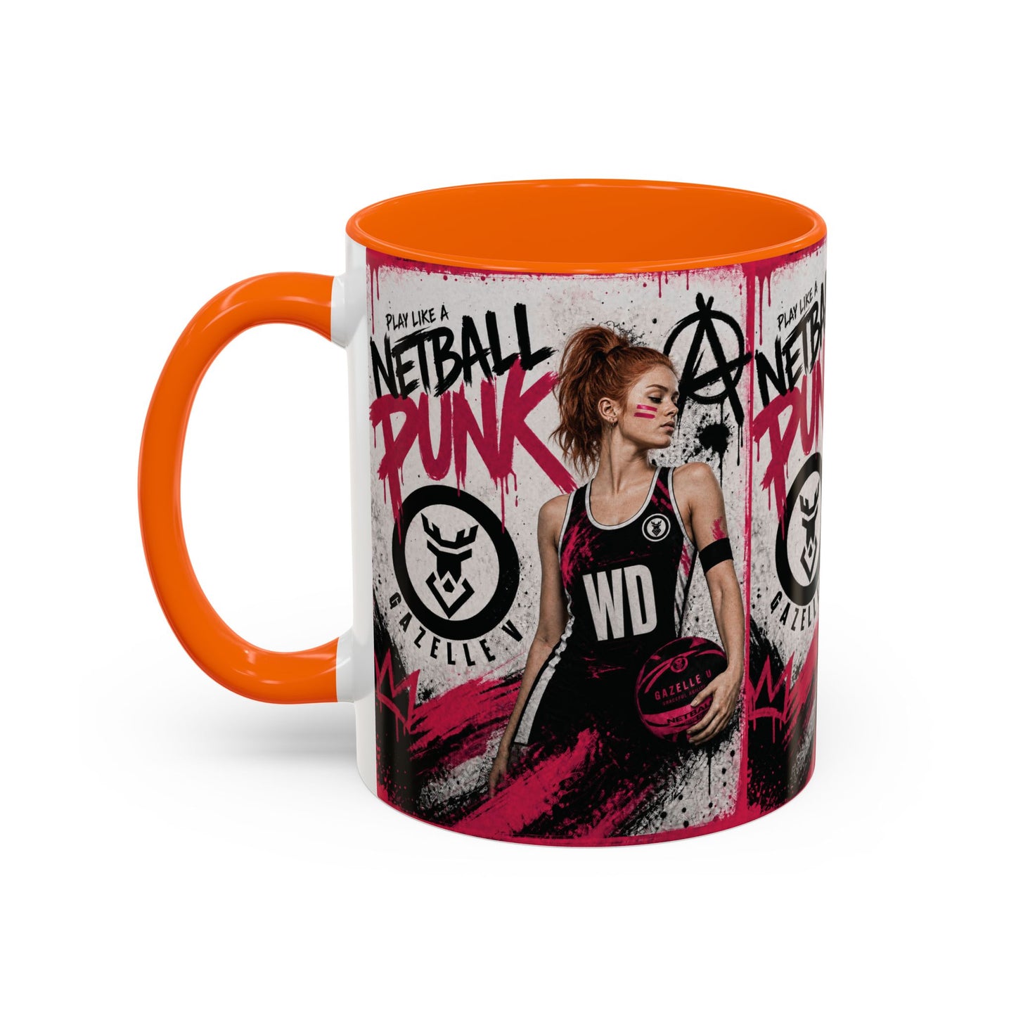 Netball Punk Defence (GK/GD/WD) Coffee Mug