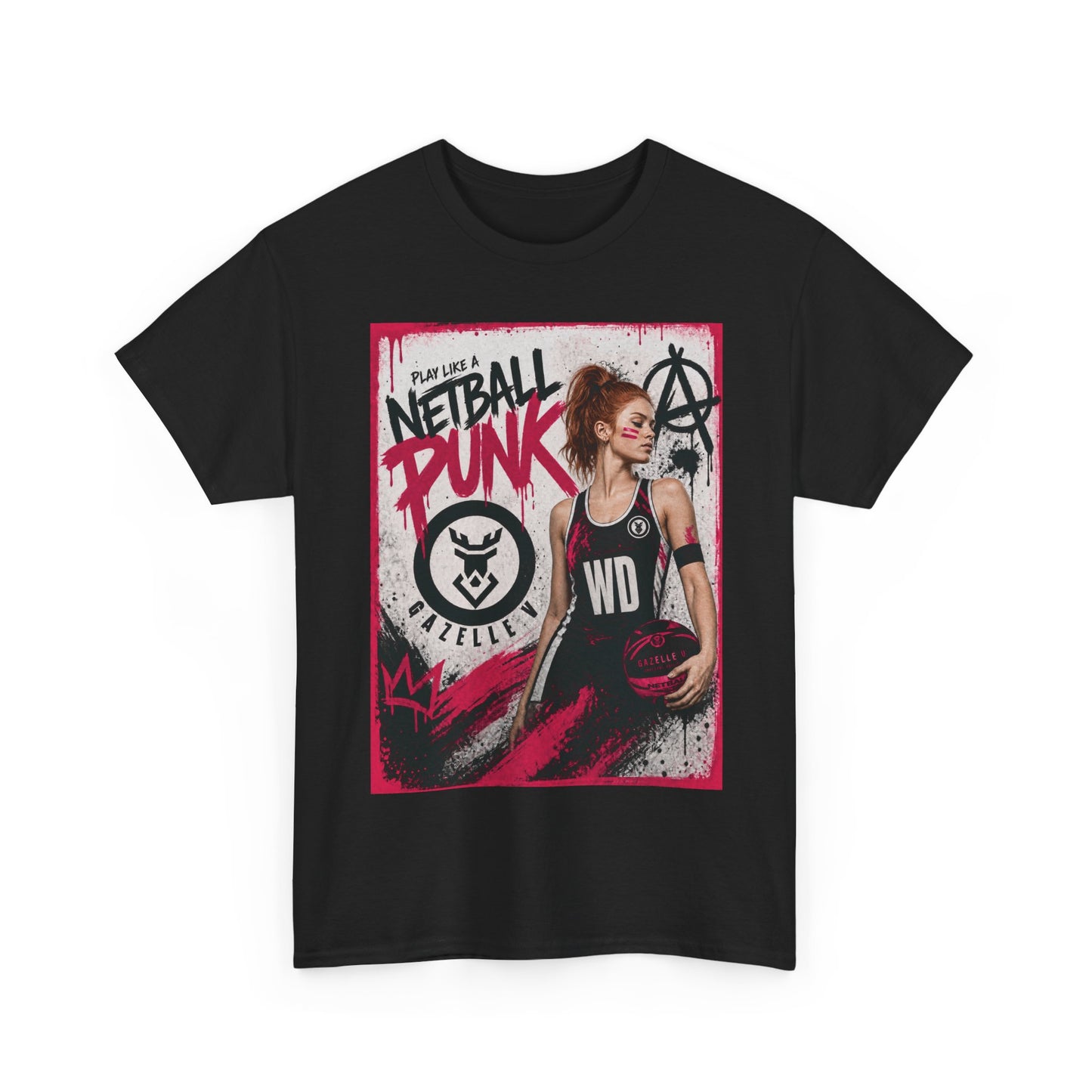 'WD Netball Punk' Limited Edition T-Shirt