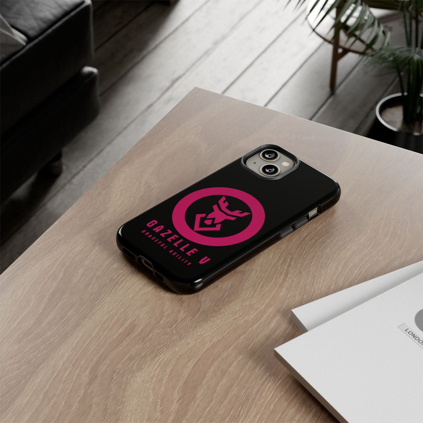 Gazelle V 'Graceful Agility' Toughened Phone Case