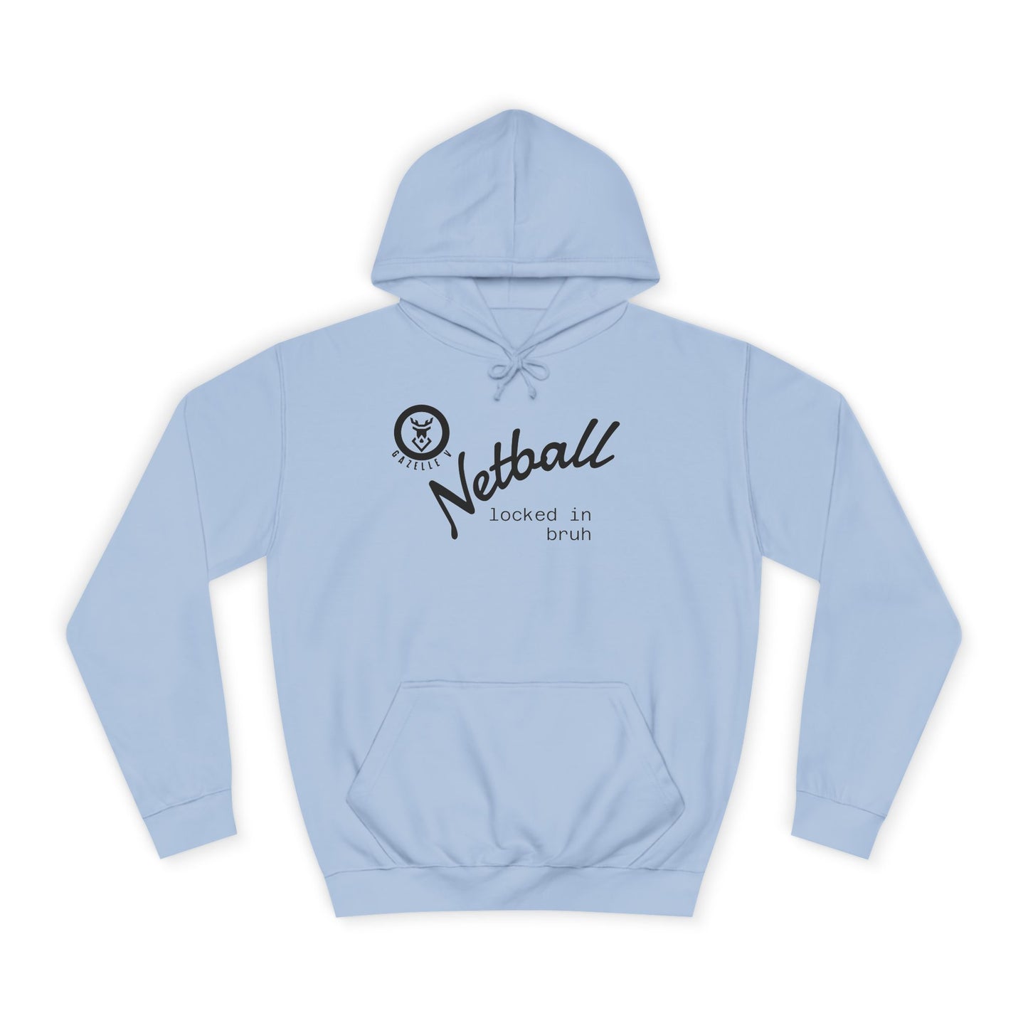 Gazelle V 'locked in bruh' netball hoodie