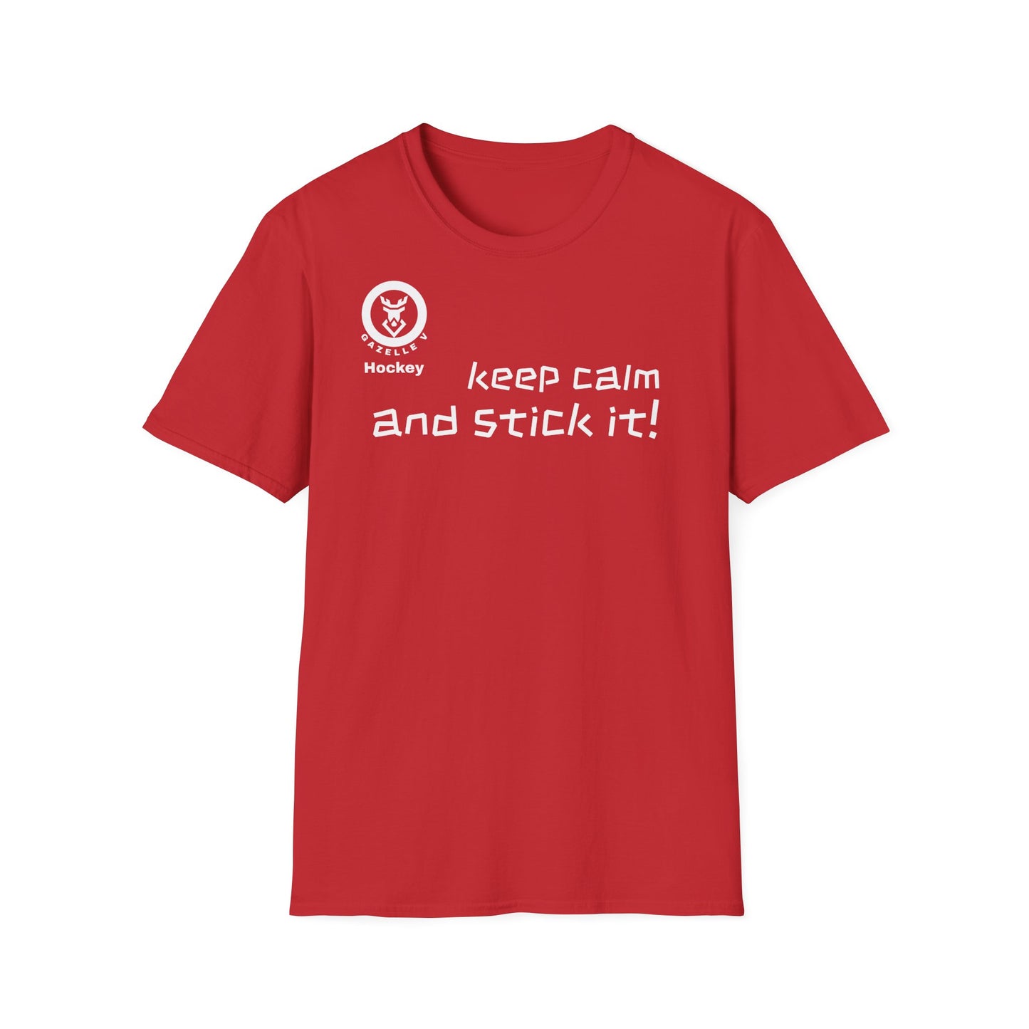 Gazelle V 'Keep Calm and Stick It' Hockey T-Shirt