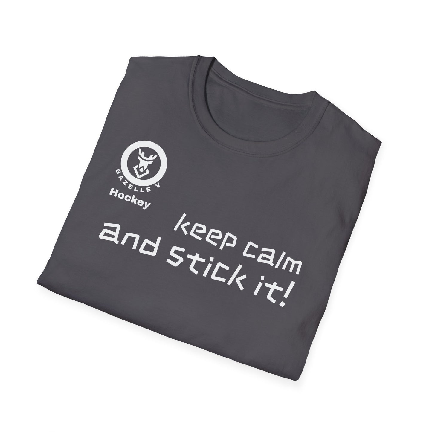 Gazelle V 'Keep Calm and Stick It' Hockey T-Shirt