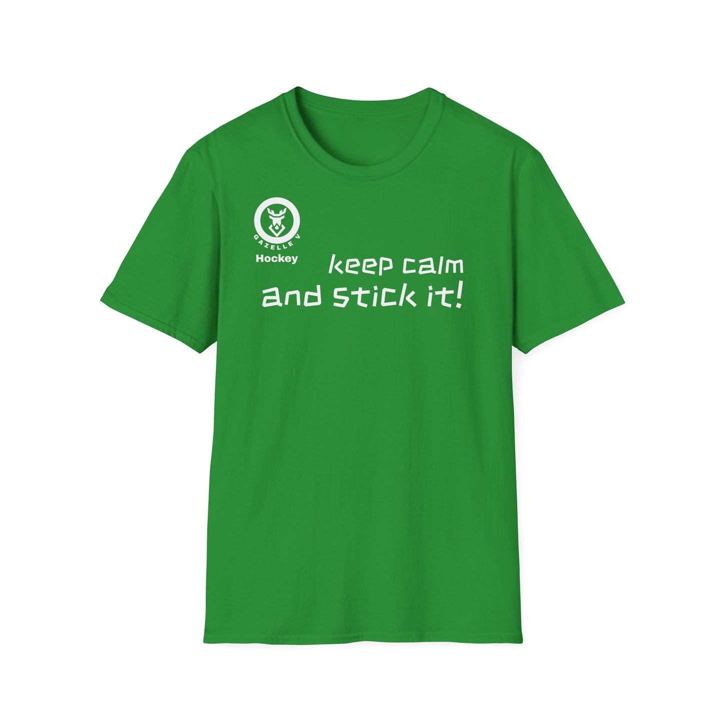 Gazelle V 'Keep Calm and Stick It' Hockey T-Shirt