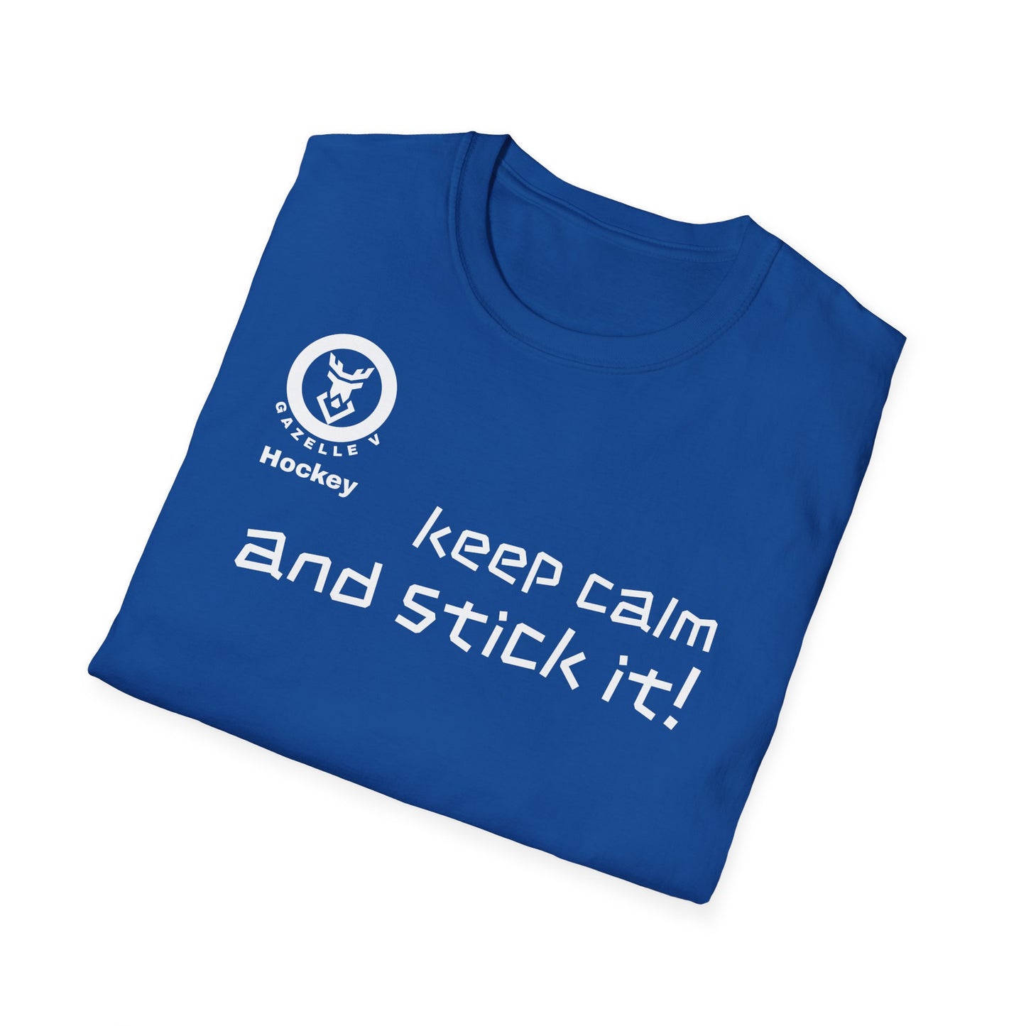 Gazelle V 'Keep Calm and Stick It' Hockey T-Shirt