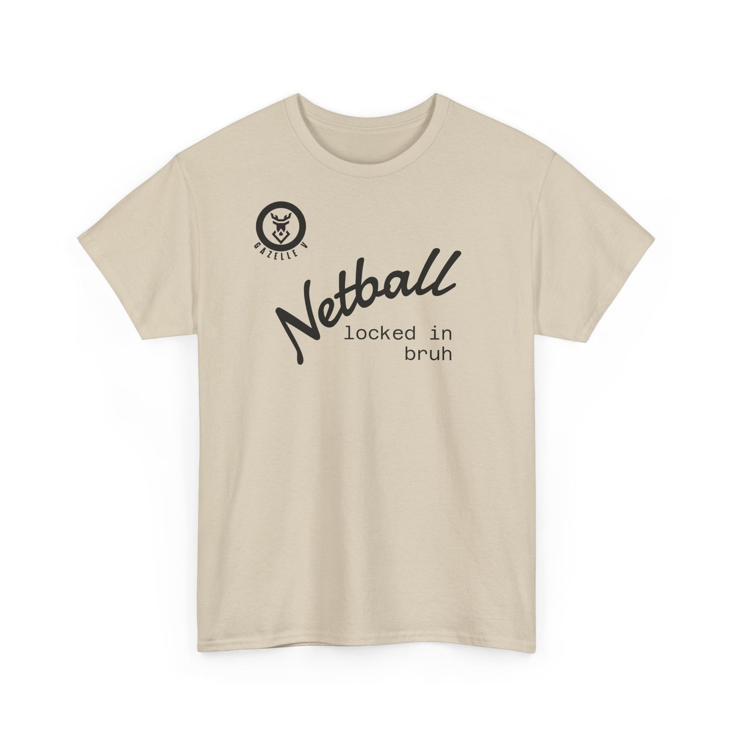 Gazelle V Netball "locked in bruh" Sports T-Shirt