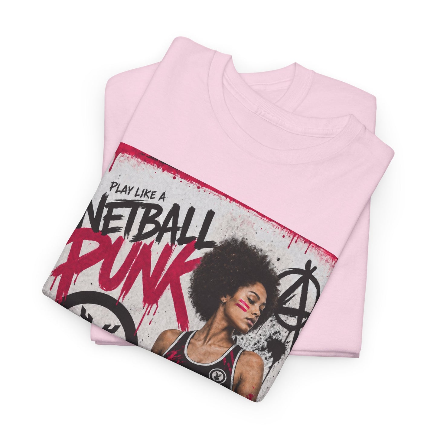 'GD Netball Punk' Limited Edition T-Shirt. PERSONALISATION AVAILABLE