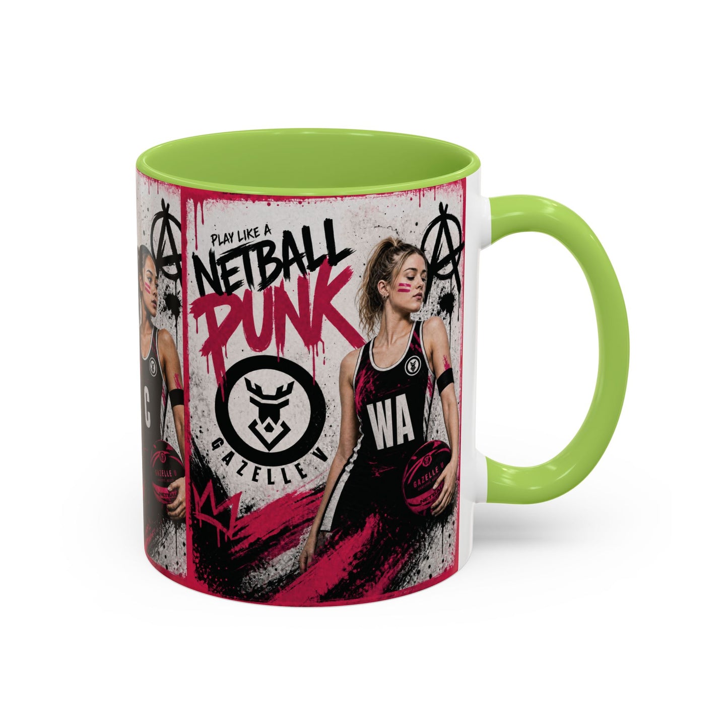 Netball Punk Mid Court (WD/C/WA) Coffee Mug
