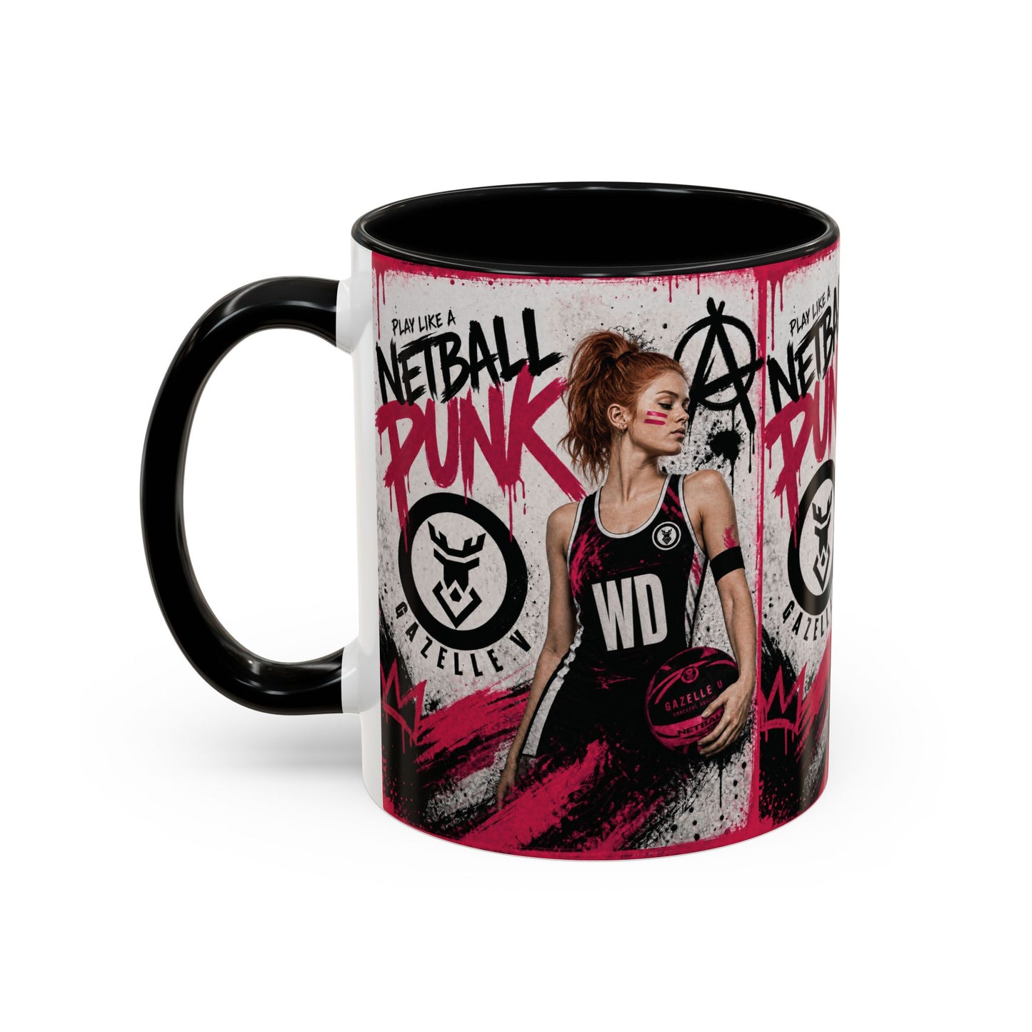 Netball Punk Defence (GK/GD/WD) Coffee Mug