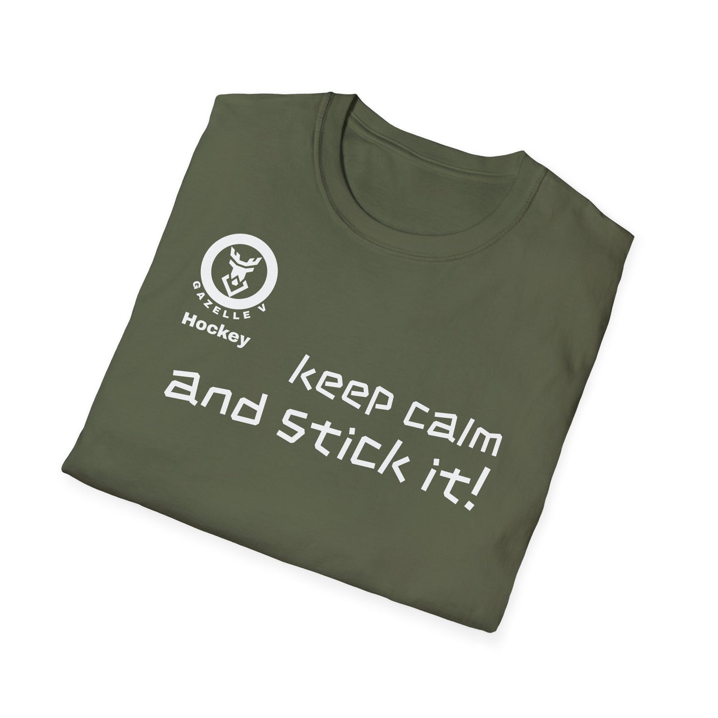 Gazelle V 'Keep Calm and Stick It' Hockey T-Shirt