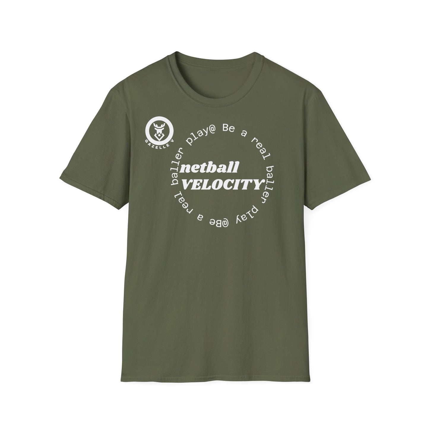 Gazelle V "Netball VELOCITY" Circle T-Shirt