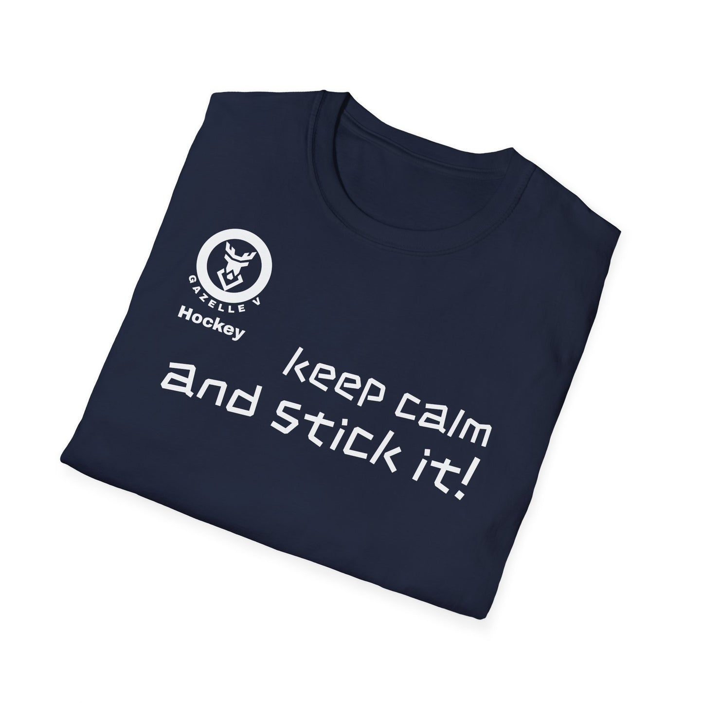 Gazelle V 'Keep Calm and Stick It' Hockey T-Shirt