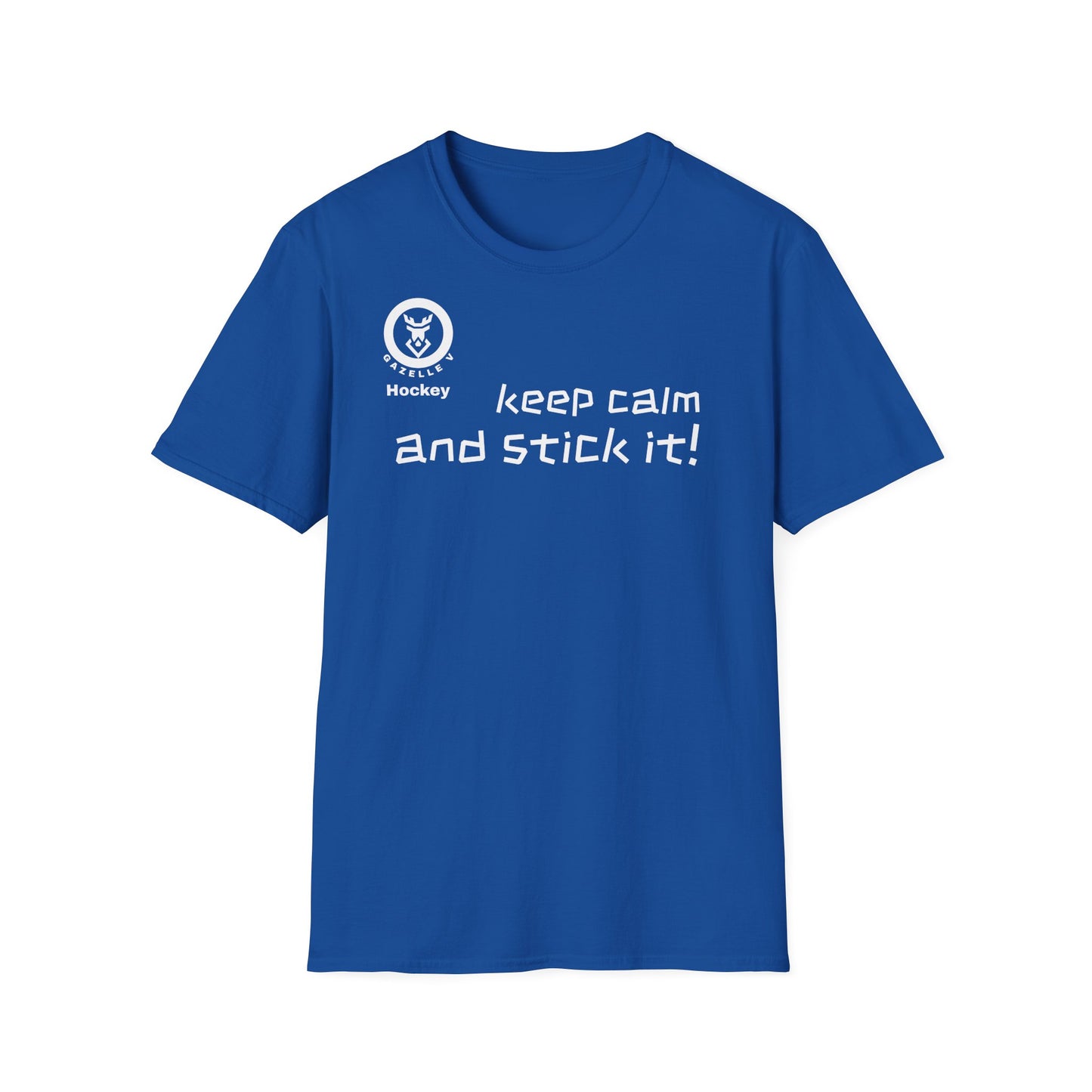 Gazelle V 'Keep Calm and Stick It' Hockey T-Shirt