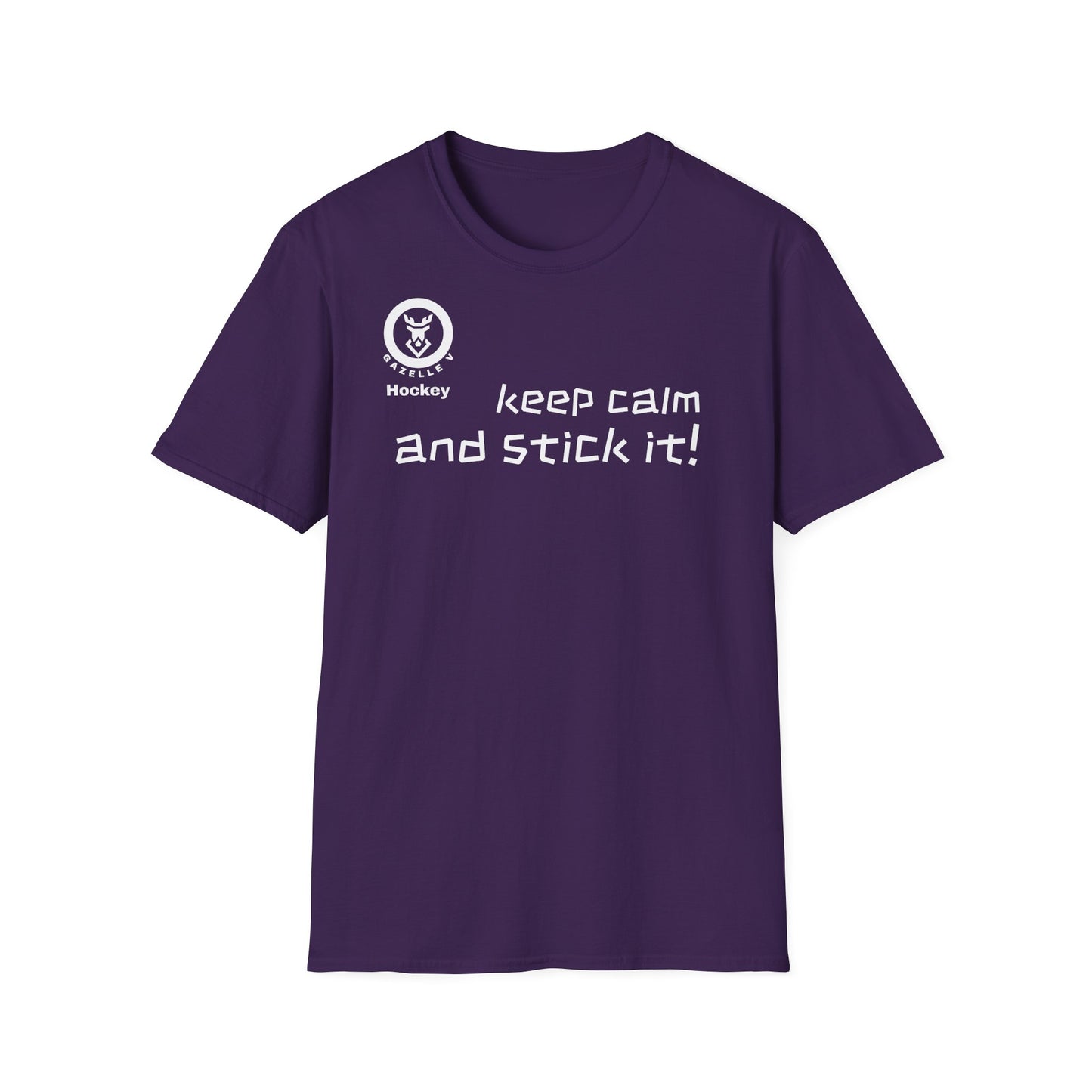 Gazelle V 'Keep Calm and Stick It' Hockey T-Shirt
