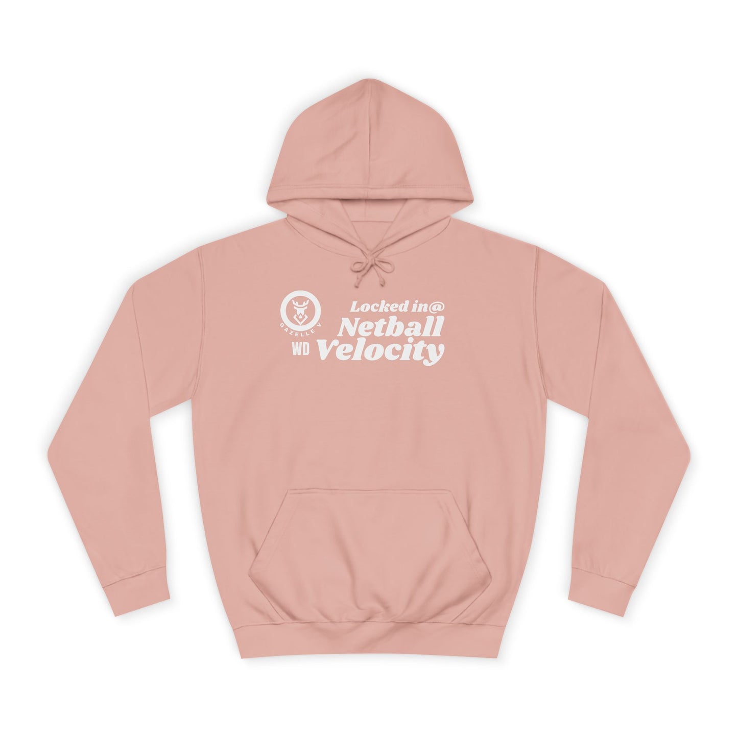 'Gazelle WD (Wing Defence) Locked In@ Netball Velocity' Hoodie