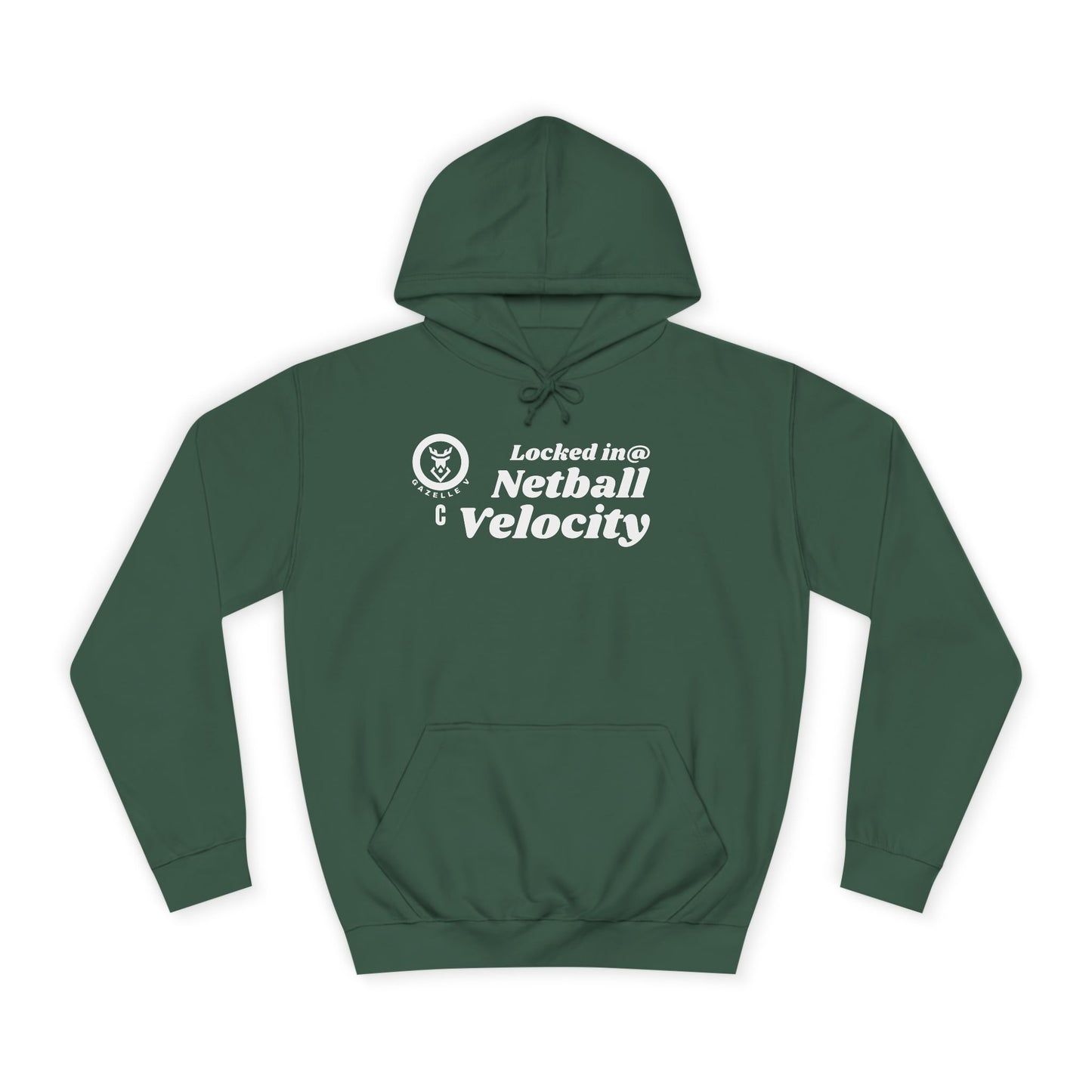 'Gazelle C (Centre) Locked In@ Netball Velocity' Hoodie