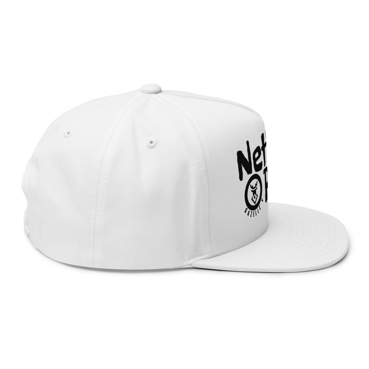 Gazelle V 'Netball Punk' Flat Bill Cap – Embroidered Premium Sports Cap