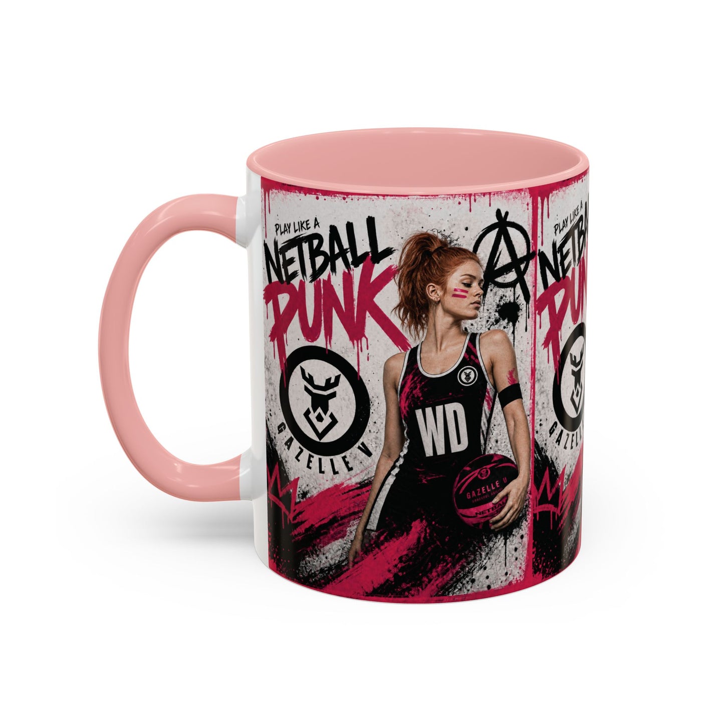 Netball Punk Defence (GK/GD/WD) Coffee Mug