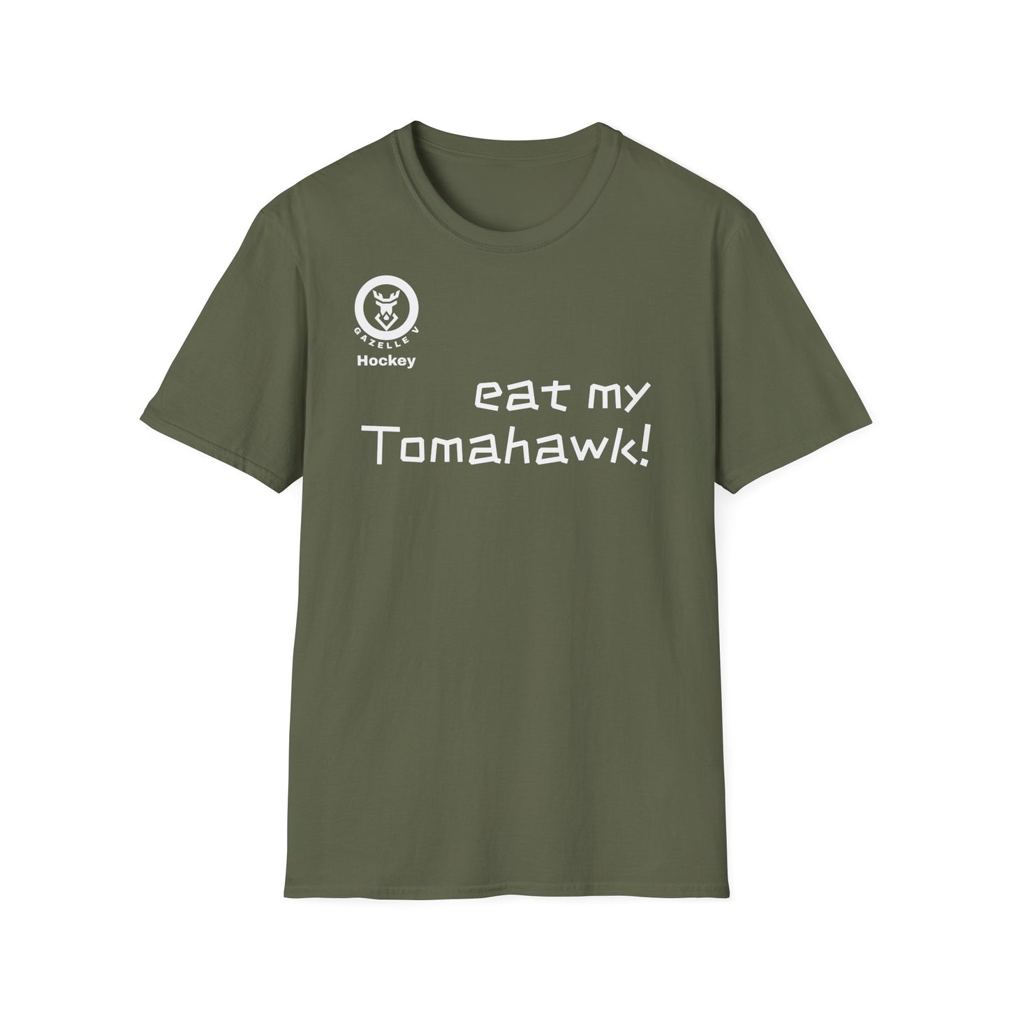 Gazelle V 'Eat My Tomahawk!' Hockey T-Shirt