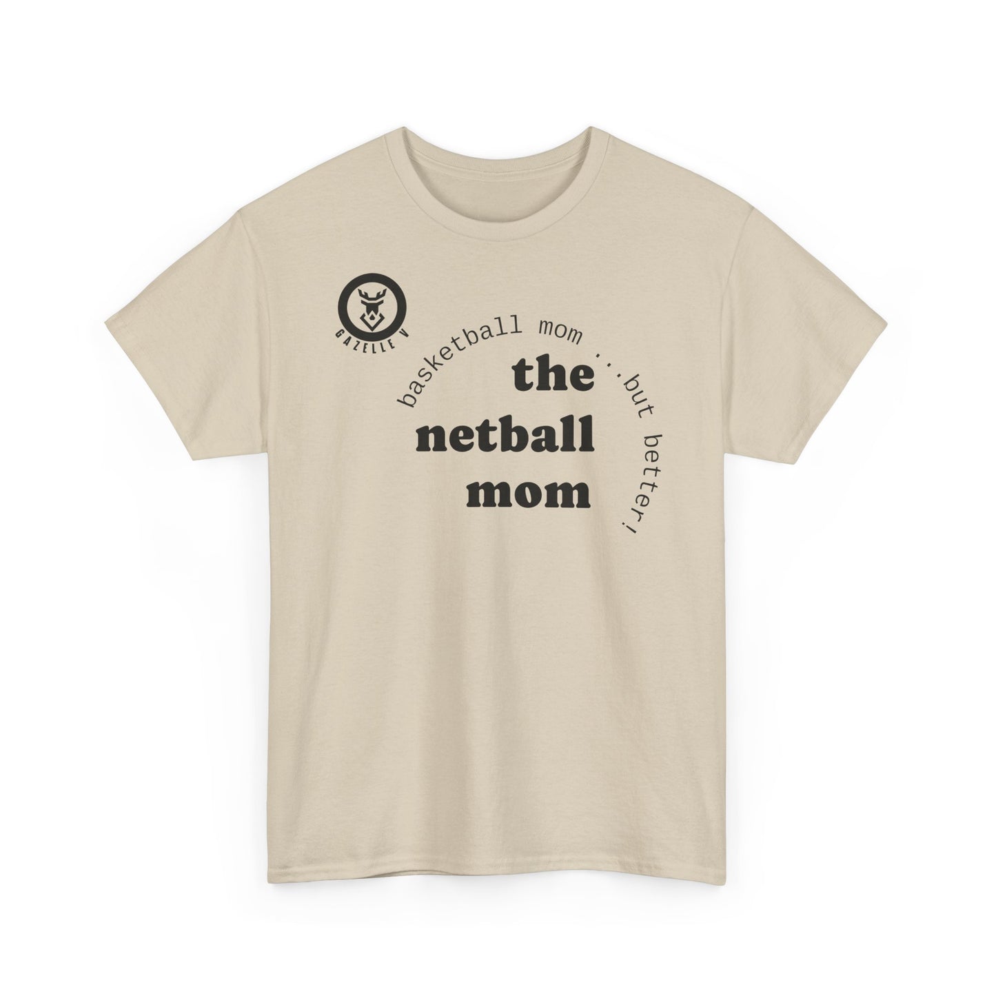 Gazelle 'the netball mum' t-shirt with Gazelle V Logo