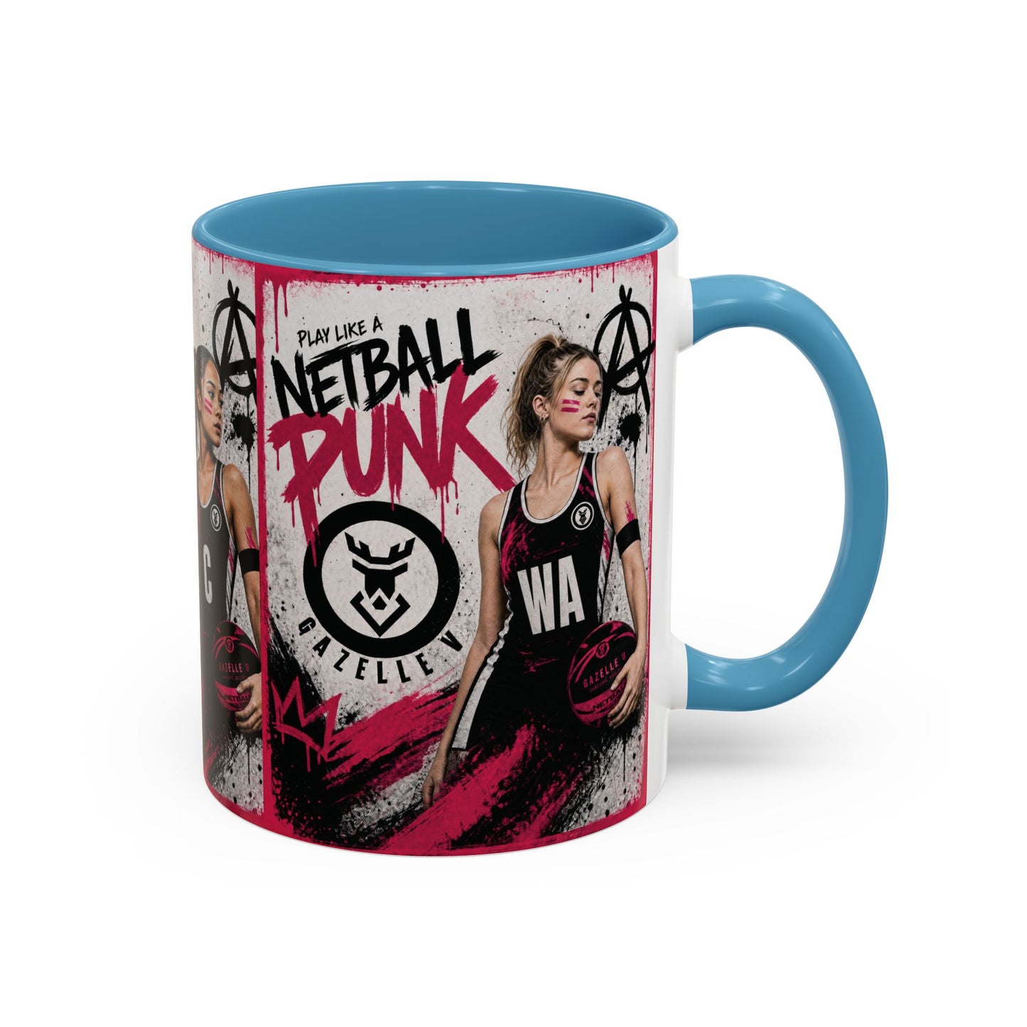 Netball Punk Mid Court (WD/C/WA) Coffee Mug