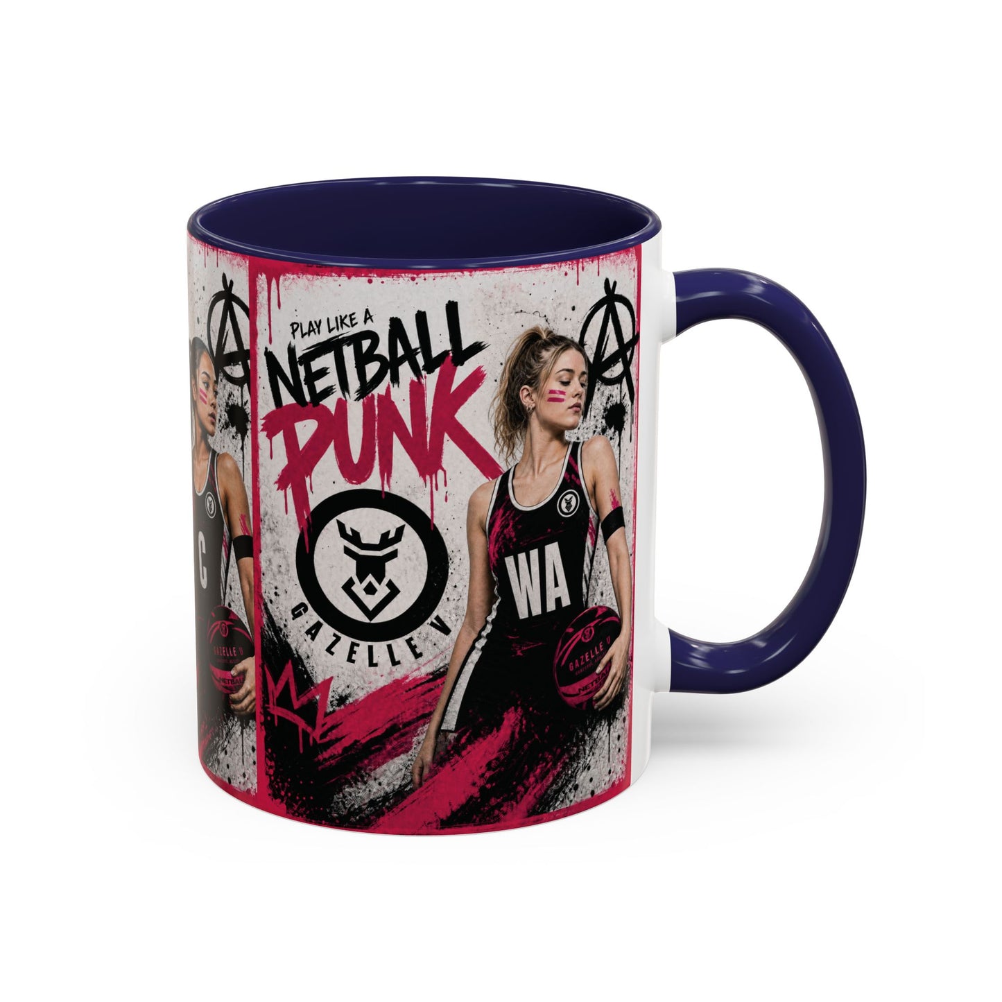 Netball Punk Mid Court (WD/C/WA) Coffee Mug