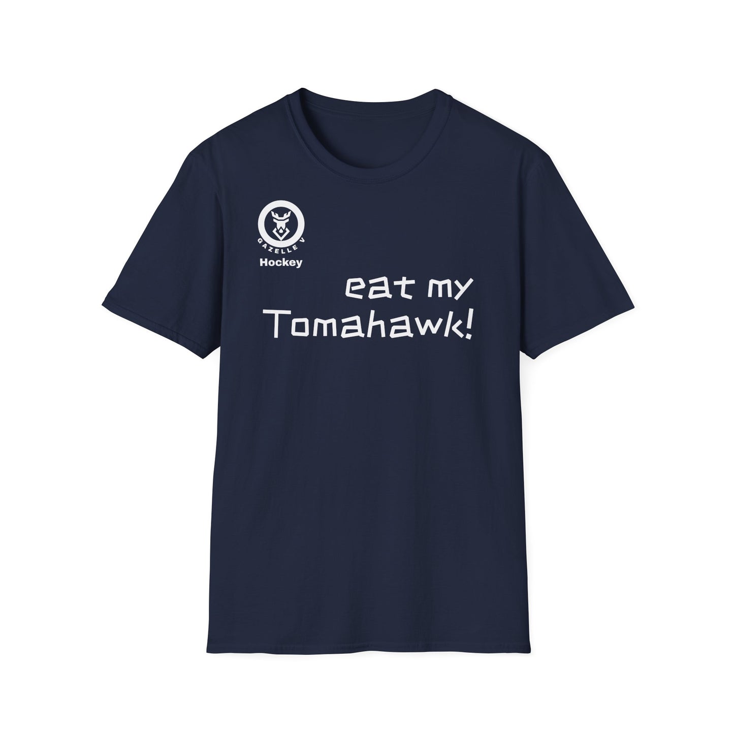Gazelle V 'Eat My Tomahawk!' Hockey T-Shirt