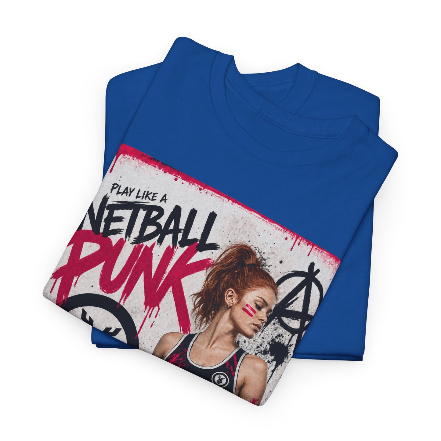 'WD Netball Punk' Limited Edition T-Shirt. PERSONALISATION AVAILABLE