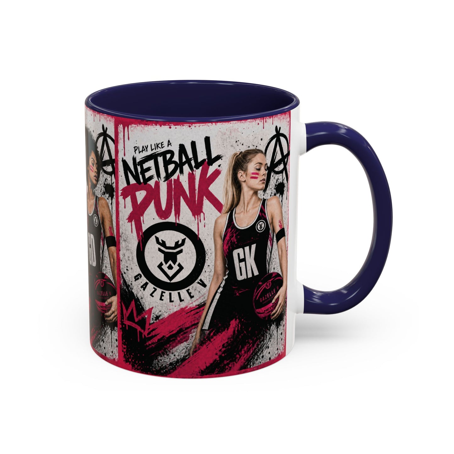 Netball Punk Defence (GK/GD/WD) Coffee Mug