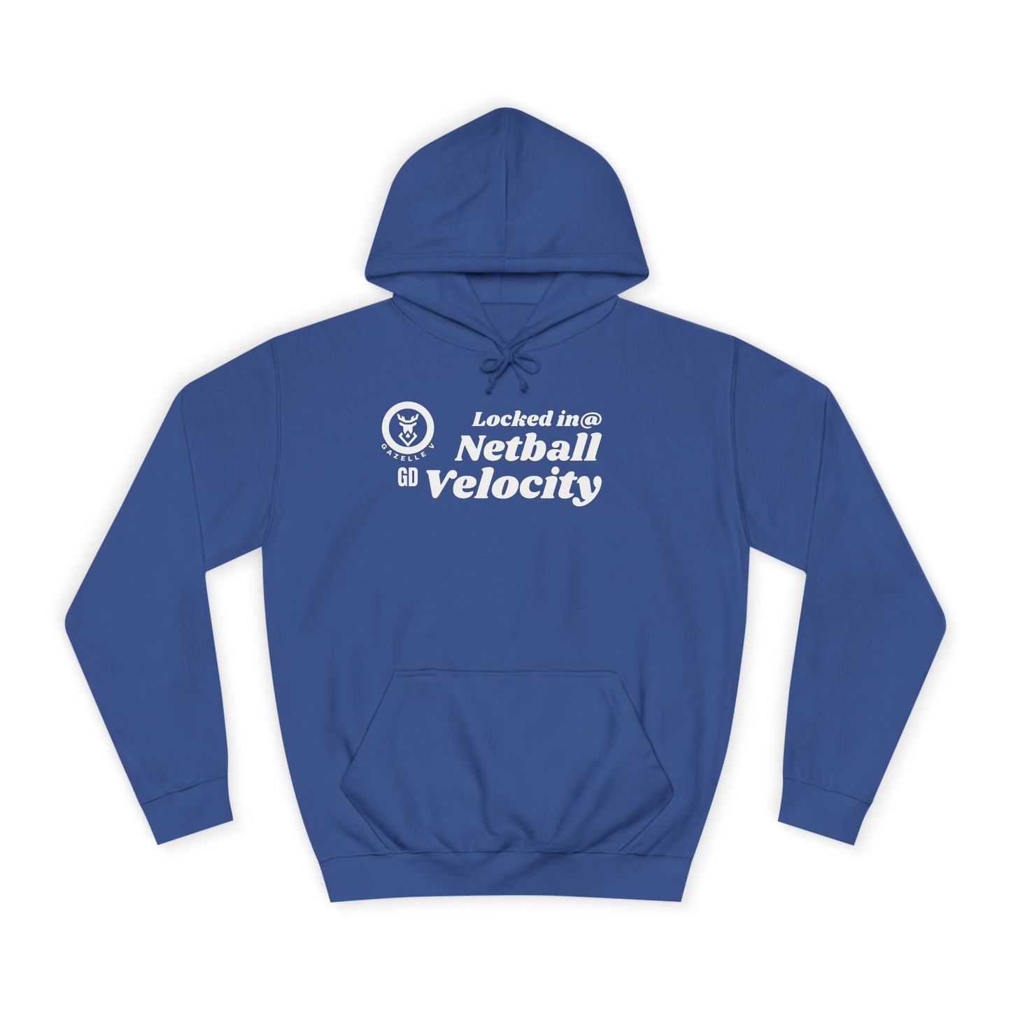 'Gazelle GD (Goal Defence) Locked In@ Netball Velocity' Hoodie