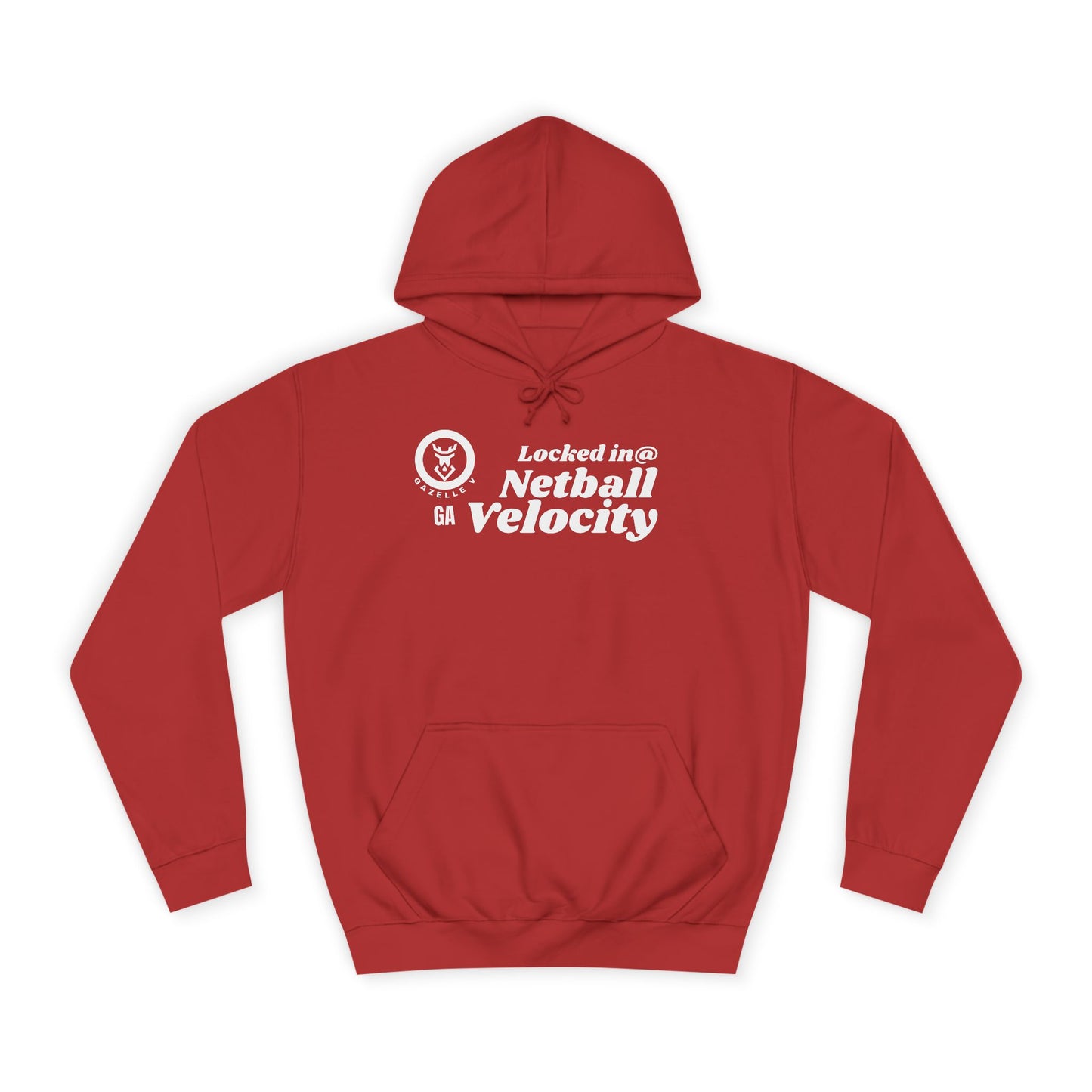 'Gazelle GA (Goal Attack) Locked In@ Netball Velocity' Hoodie