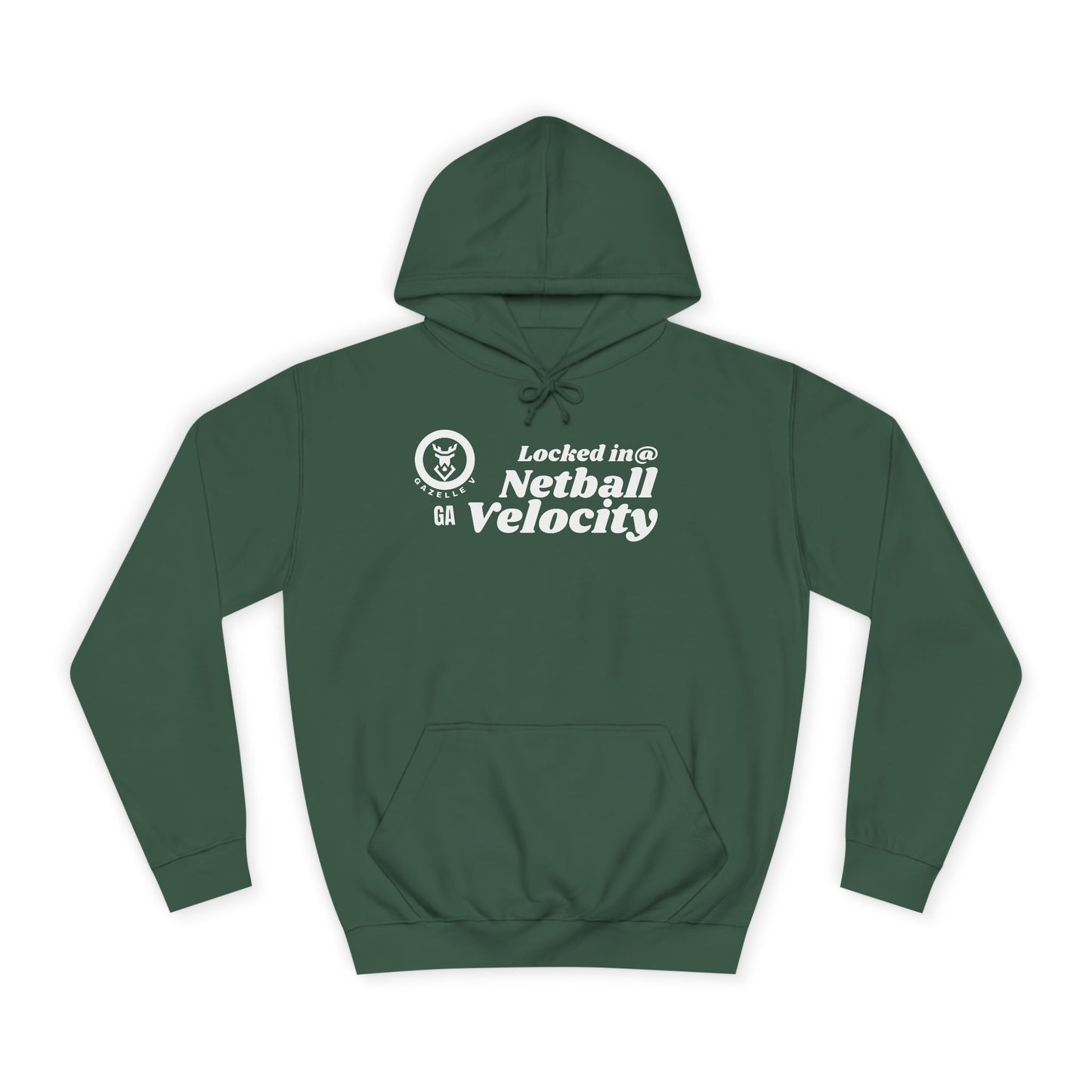 'Gazelle GA (Goal Attack) Locked In@ Netball Velocity' Hoodie