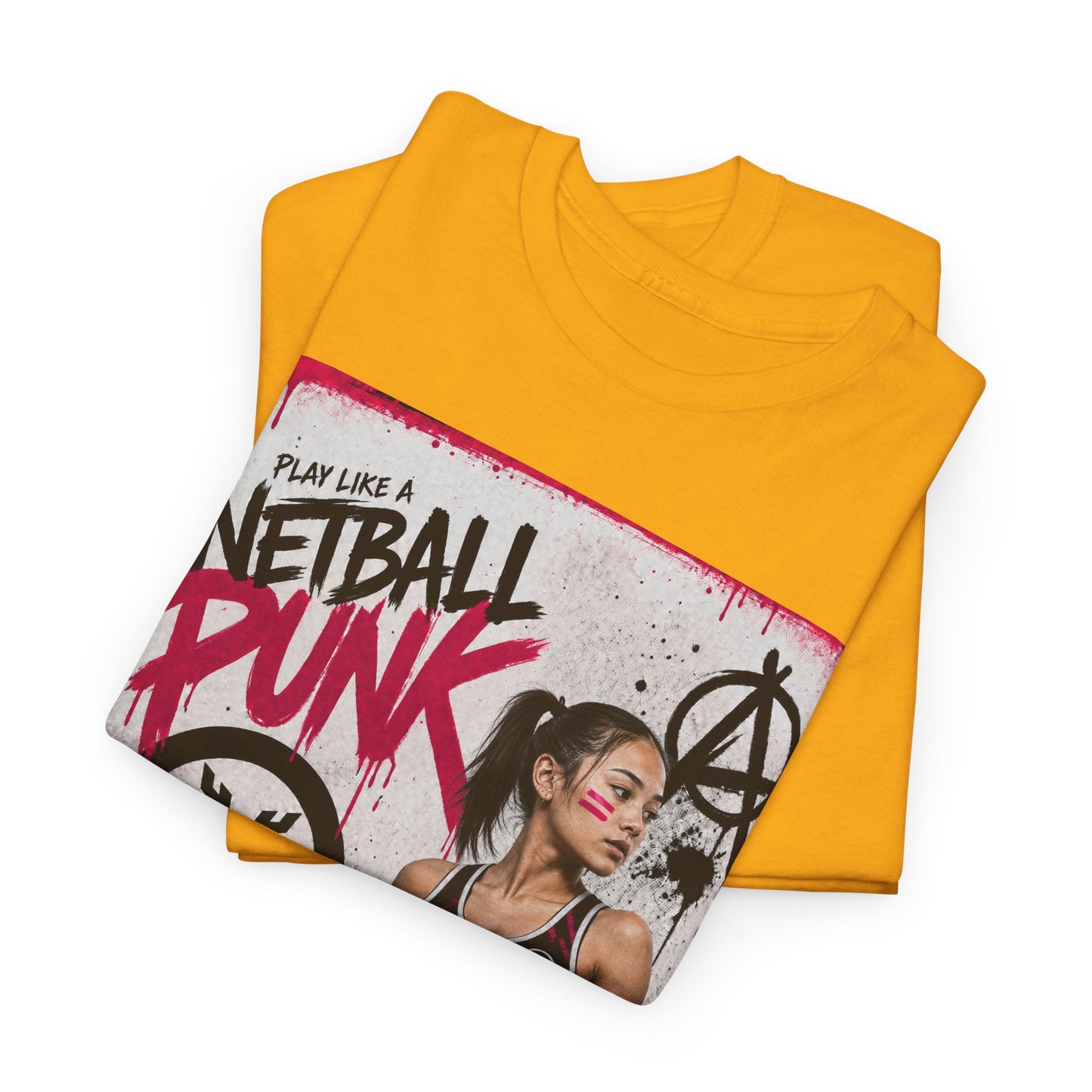 'C Netball Punk' Limited Edition T-Shirt. PERSONALISATION AVAILABLE
