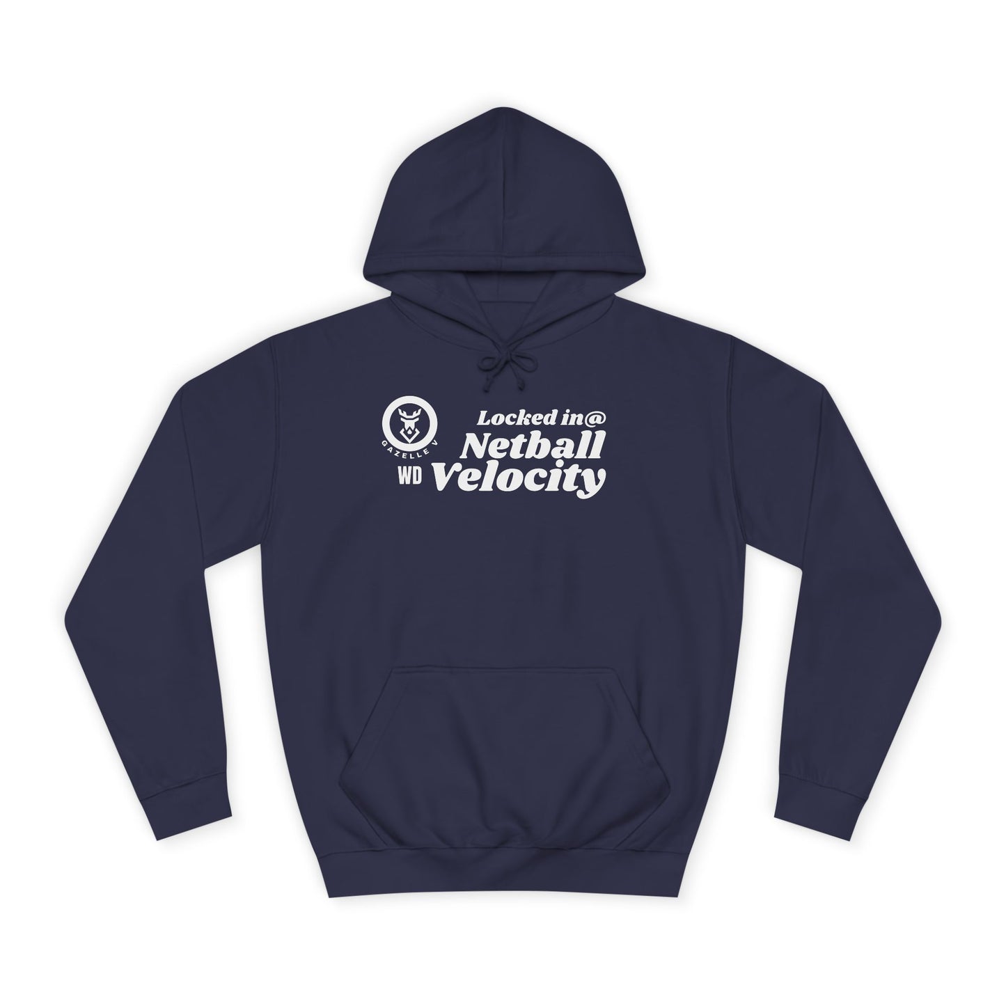 'Gazelle WD (Wing Defence) Locked In@ Netball Velocity' Hoodie
