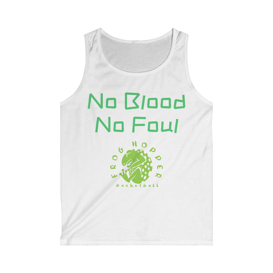 Frog Hopper Basketball 'No Blood No Foul' Tank Top — Men's Athletic Jersey