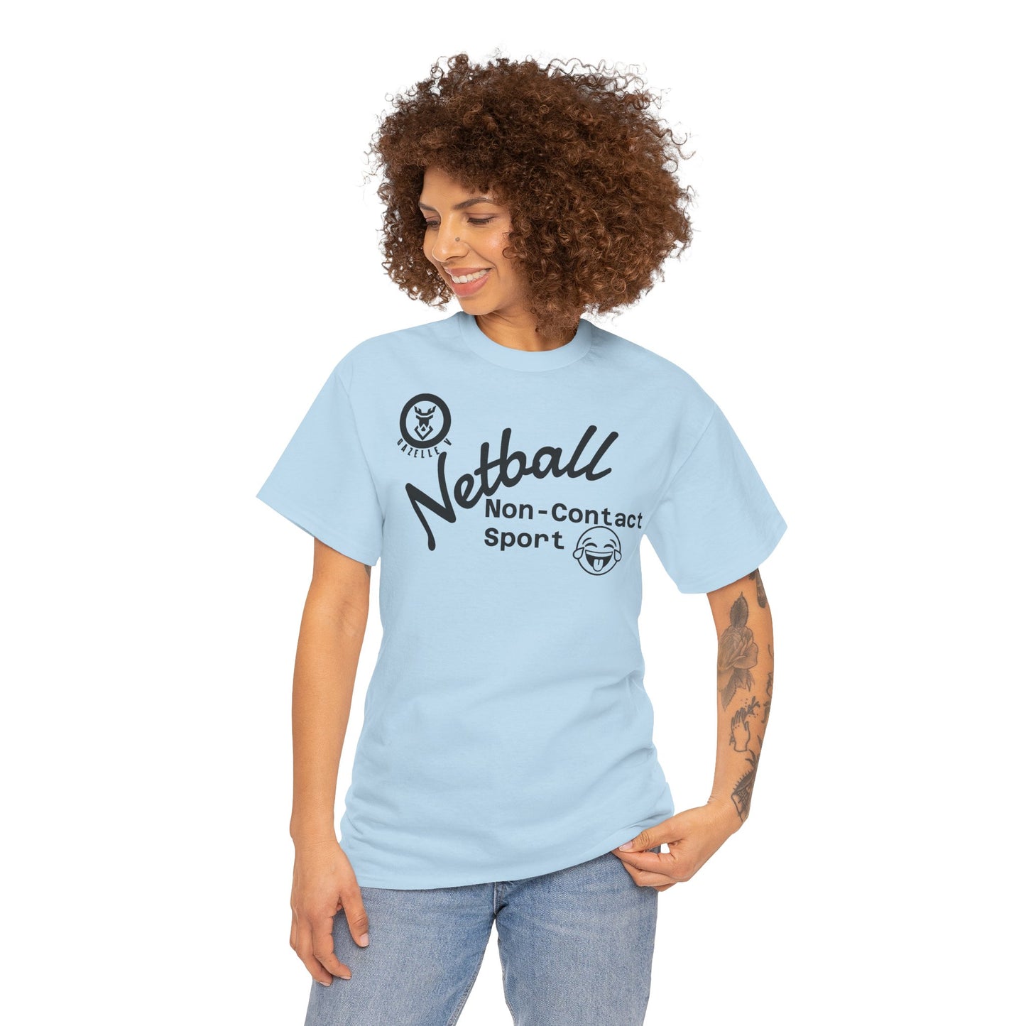 Gazelle V 'Netball. Non-Contact Sport...' t-shirt