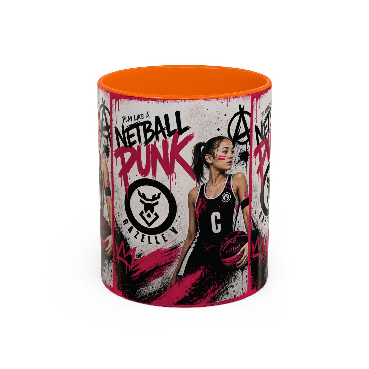 Netball Punk Mid Court (WD/C/WA) Coffee Mug