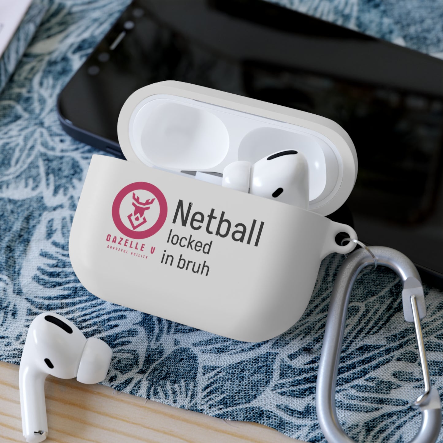 Gazelle Netball 'Netball Punk' Air Pods Case