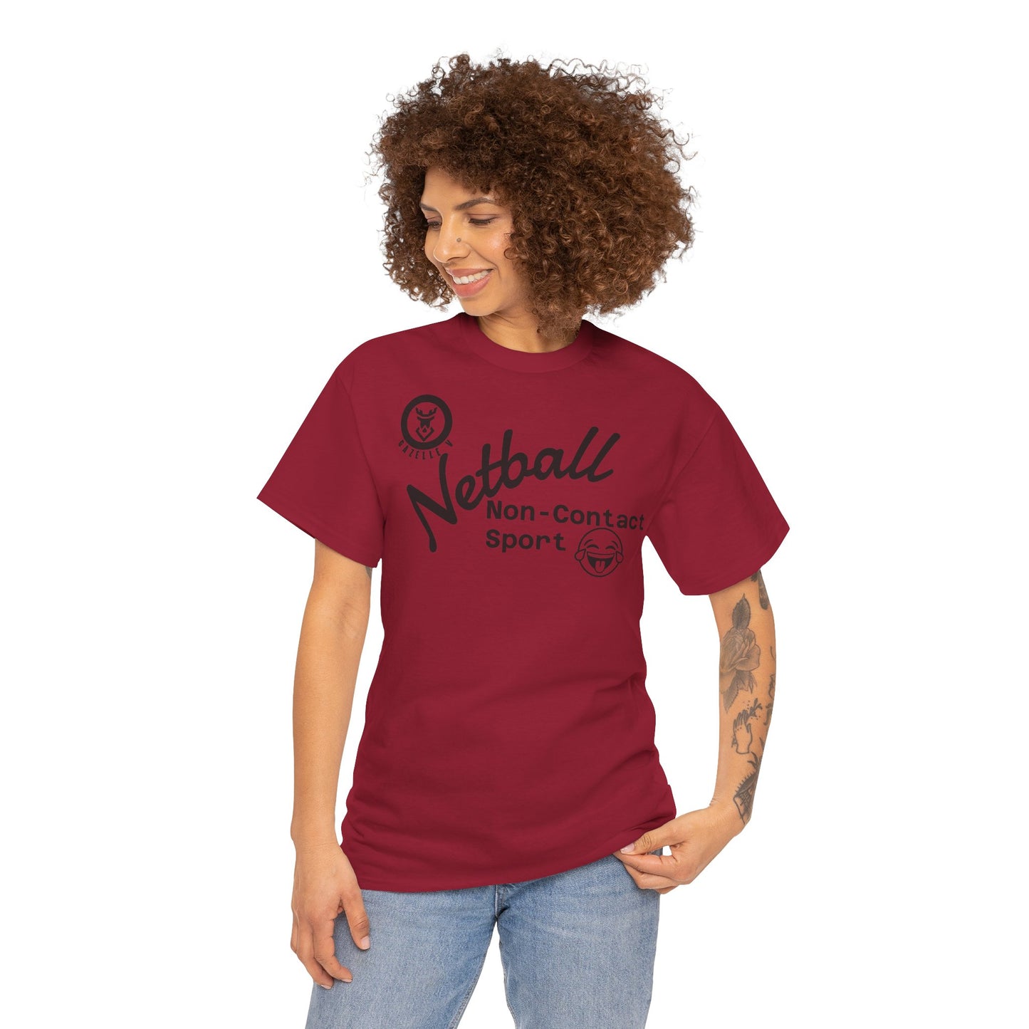 Gazelle V 'Netball. Non-Contact Sport...' t-shirt