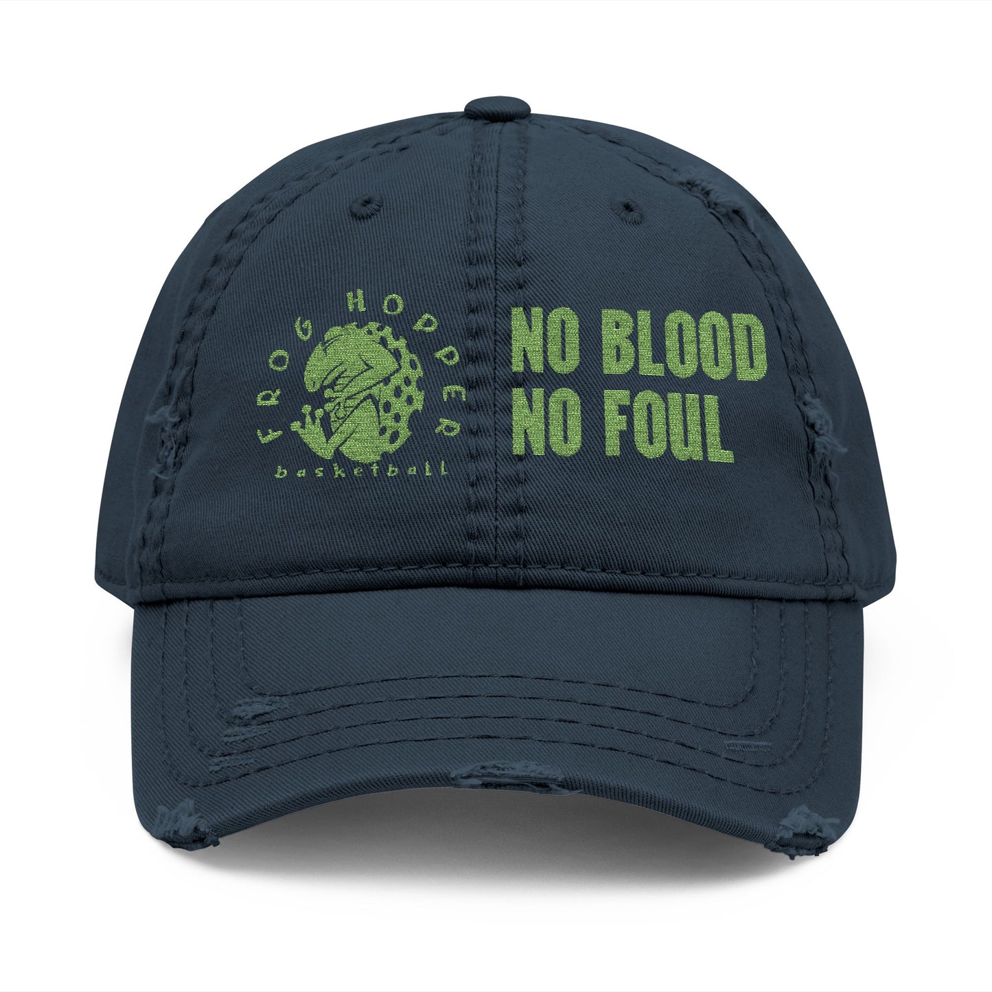 Frog Hopper Basketball 'No Blood No Foul' Baseball Cap