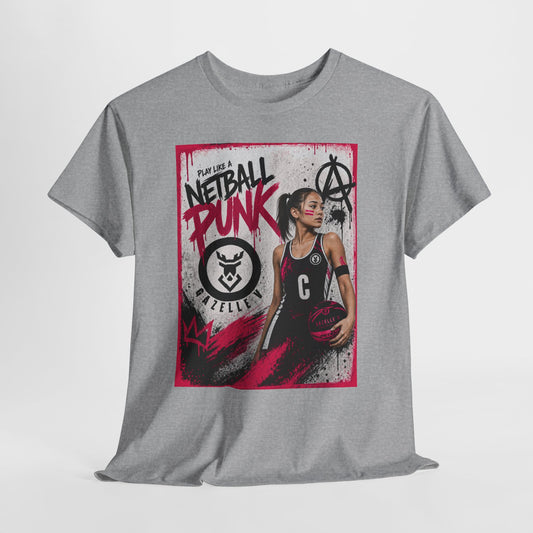 'C Netball Punk' Limited Edition T-Shirt. PERSONALISATION AVAILABLE