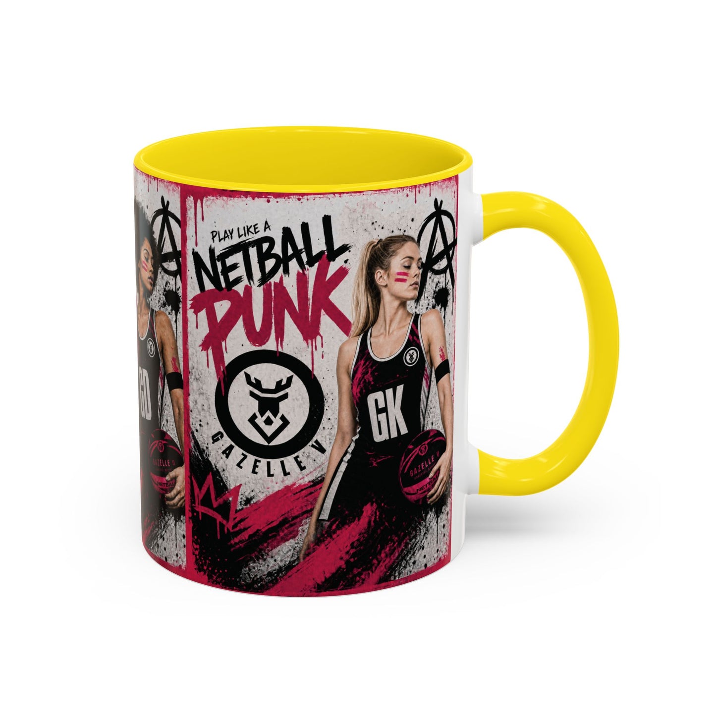 Netball Punk Defence (GK/GD/WD) Coffee Mug