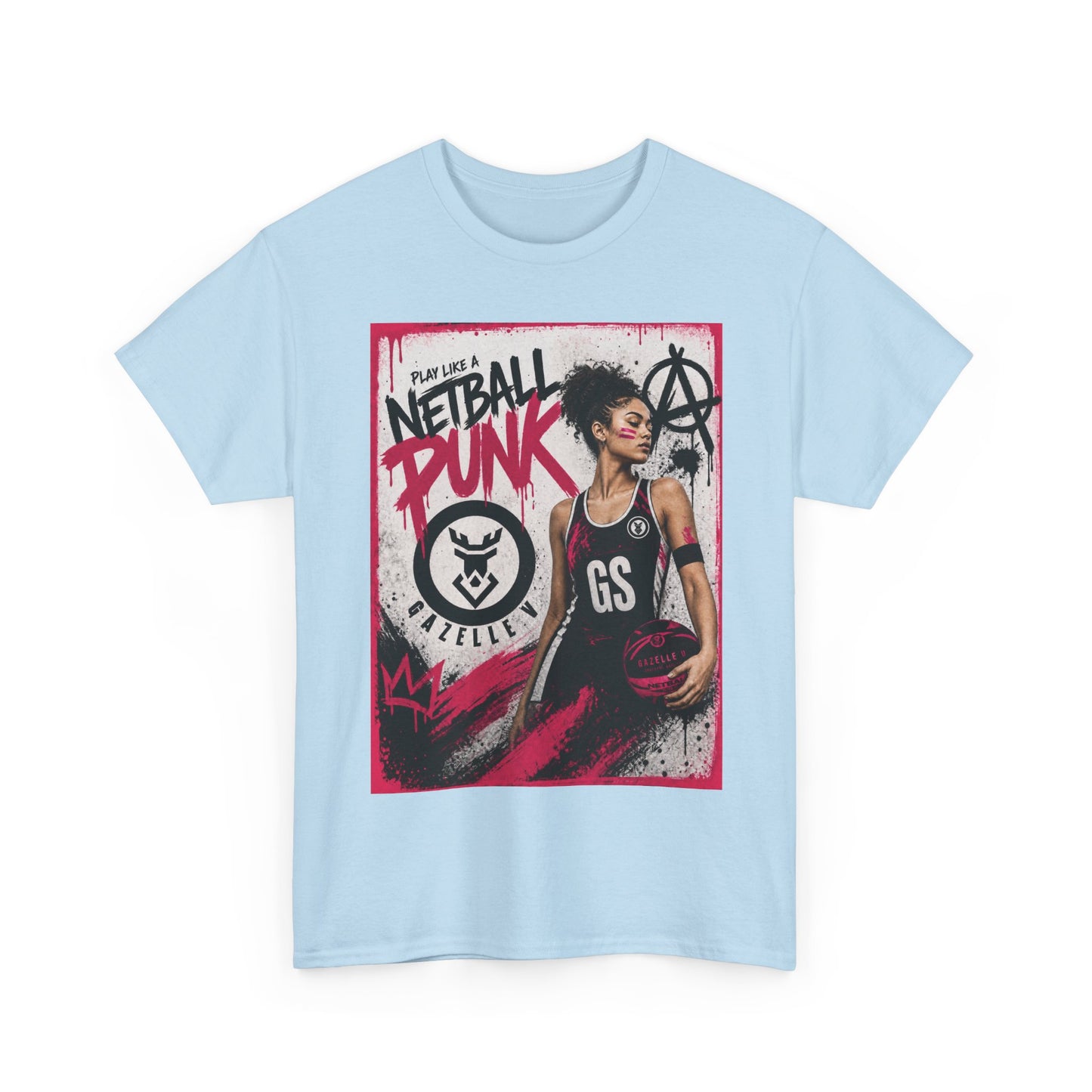 'GS Netball Punk' Limited Edition T-Shirt. PERSONALISATION AVAILABLE