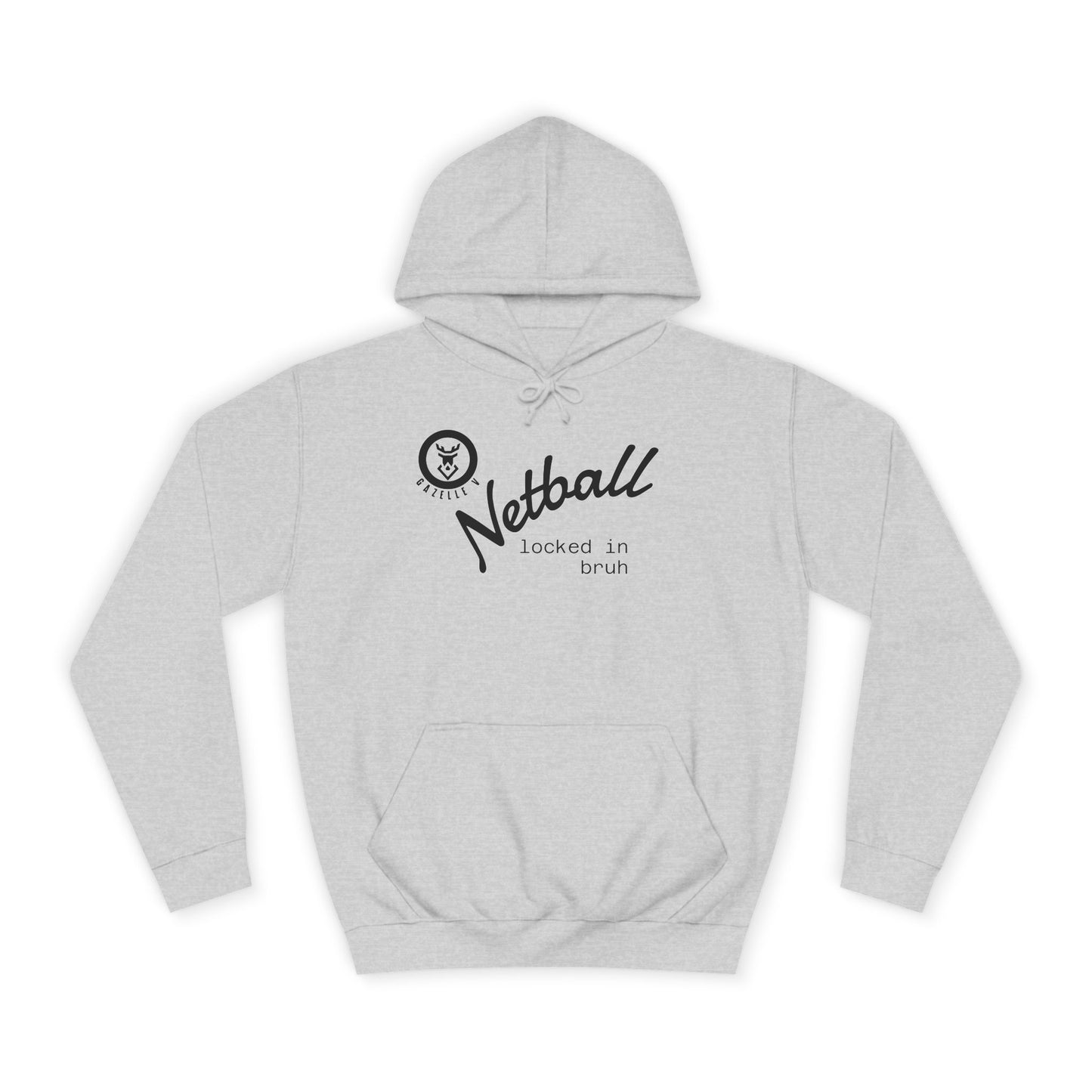 Gazelle V 'locked in bruh' netball hoodie