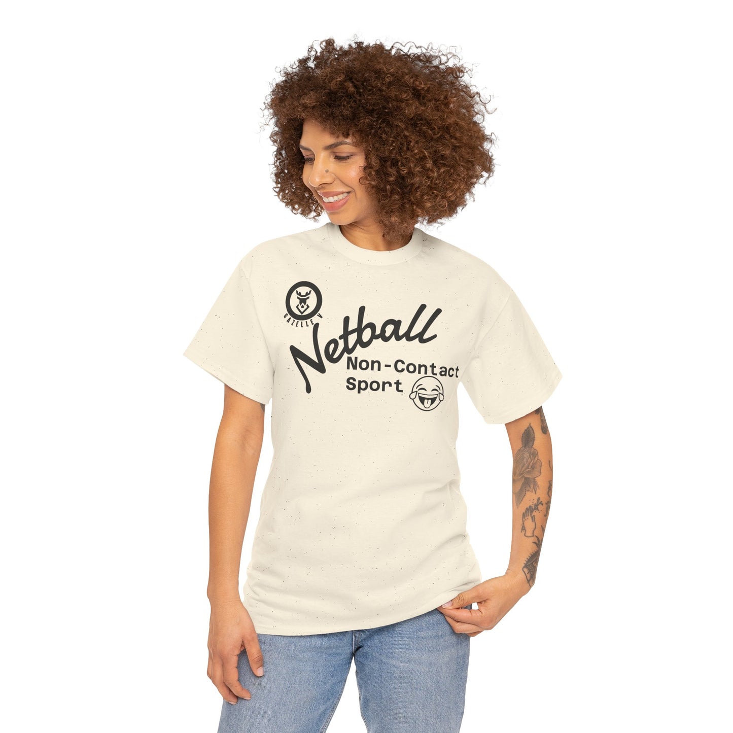 Gazelle V 'Netball. Non-Contact Sport...' t-shirt