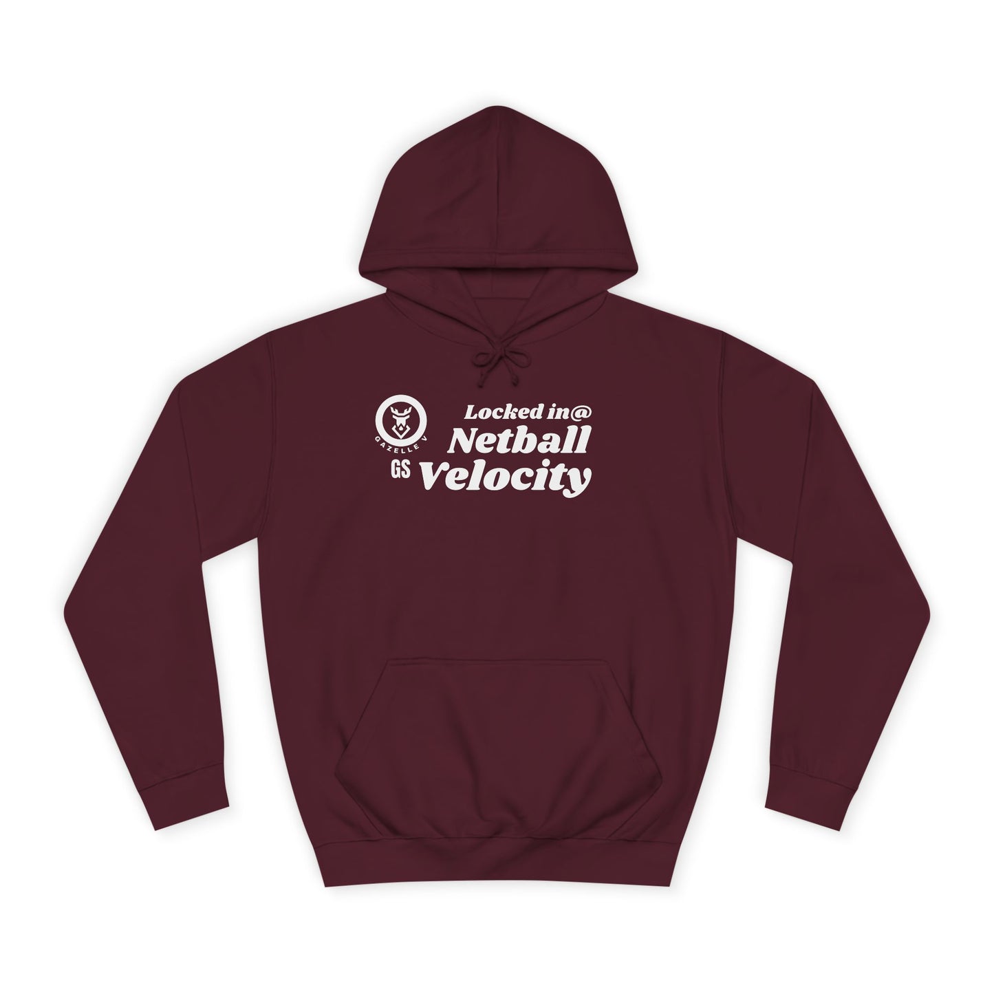 'Gazelle GS (Goal Shooter) Locked In@ Netball Velocity' Hoodie