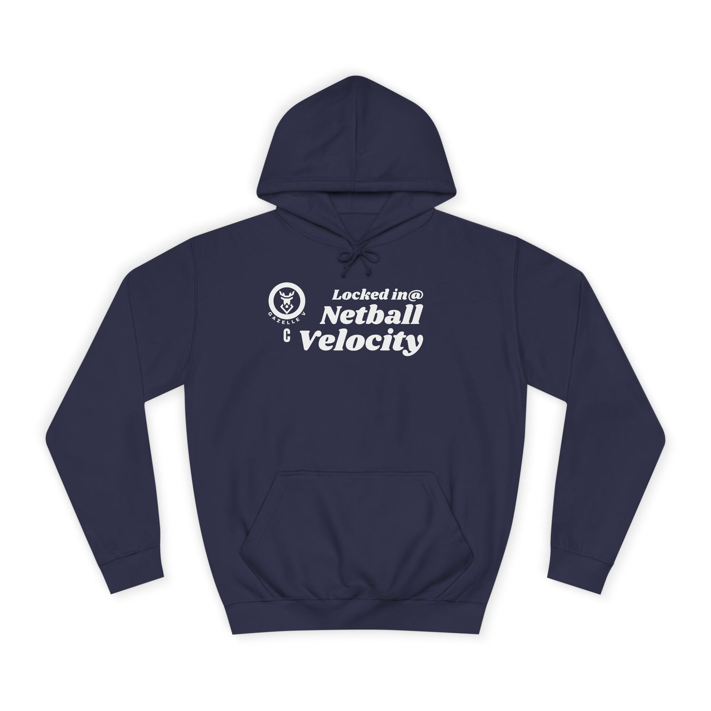 'Gazelle C (Centre) Locked In@ Netball Velocity' Hoodie