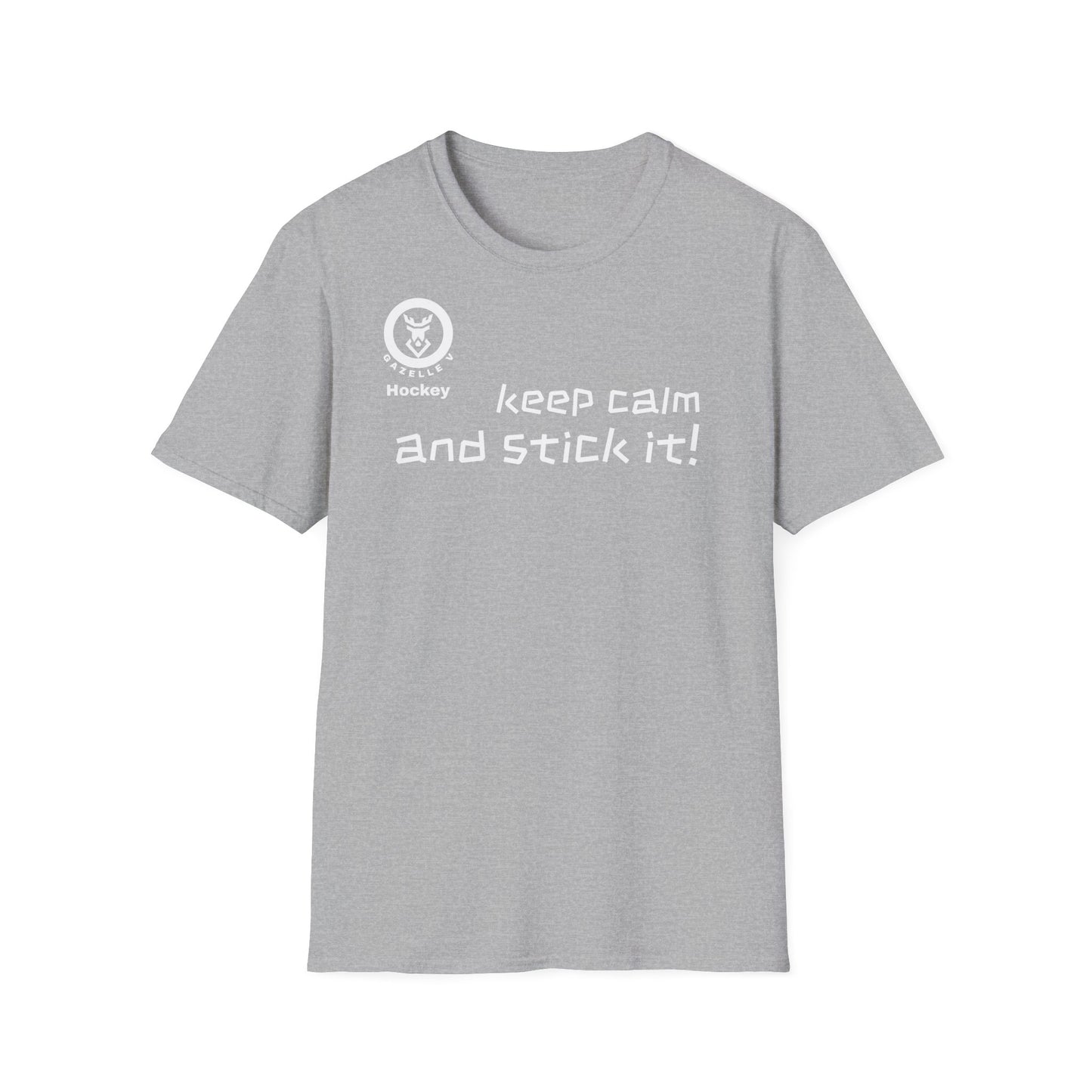 Gazelle V 'Keep Calm and Stick It' Hockey T-Shirt