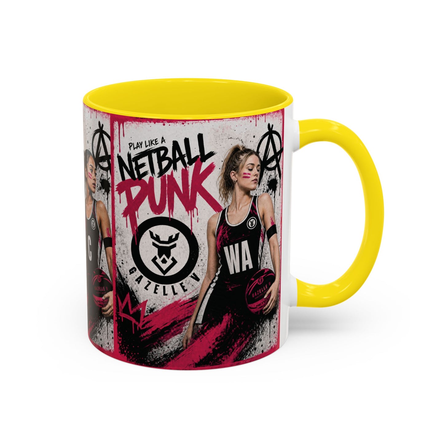 Netball Punk Mid Court (WD/C/WA) Coffee Mug