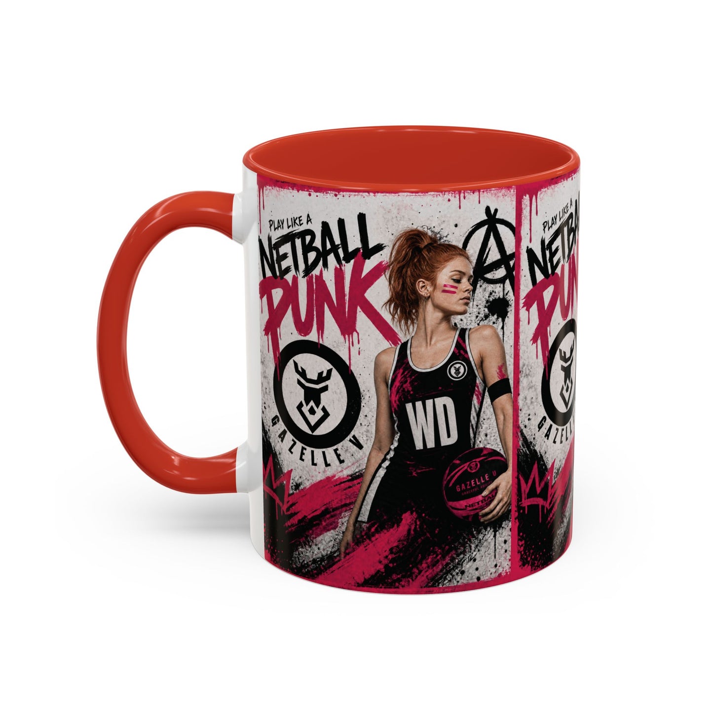 Netball Punk Mid Court (WD/C/WA) Coffee Mug