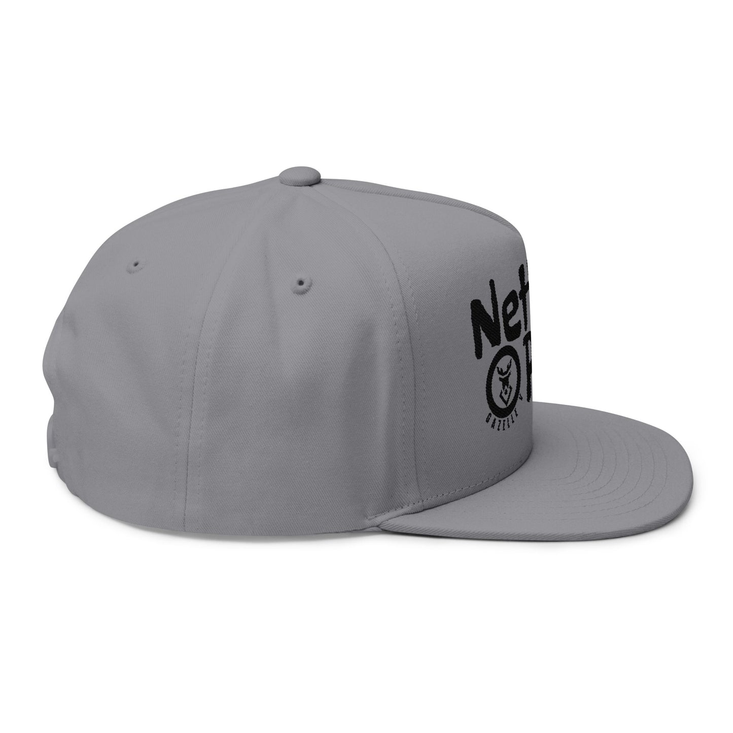 Gazelle V 'Netball Punk' Flat Bill Cap – Embroidered Premium Sports Cap